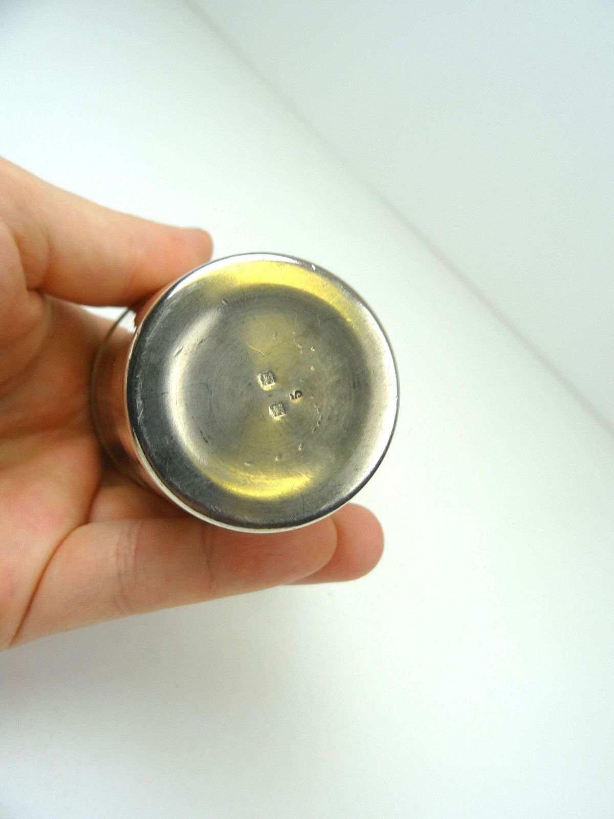Rare Art Deco Silver Plate Enamel Donald Duck Mickey Shaker France 1930 photo buy