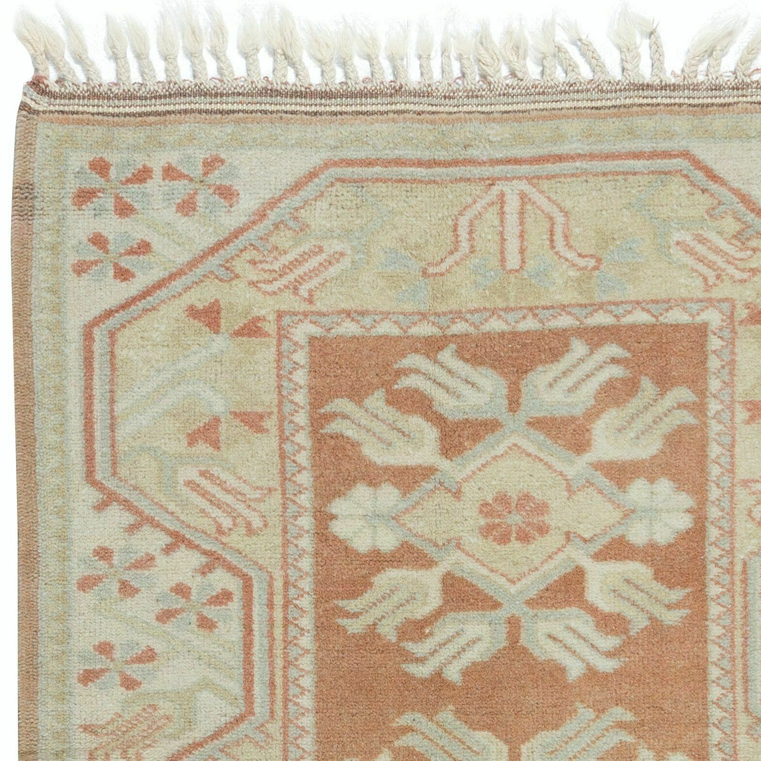 2.7x4.3 Ft Vintage Handmade "Sun Faded" Anatolian Milas Small Wool Rug photo Textiles