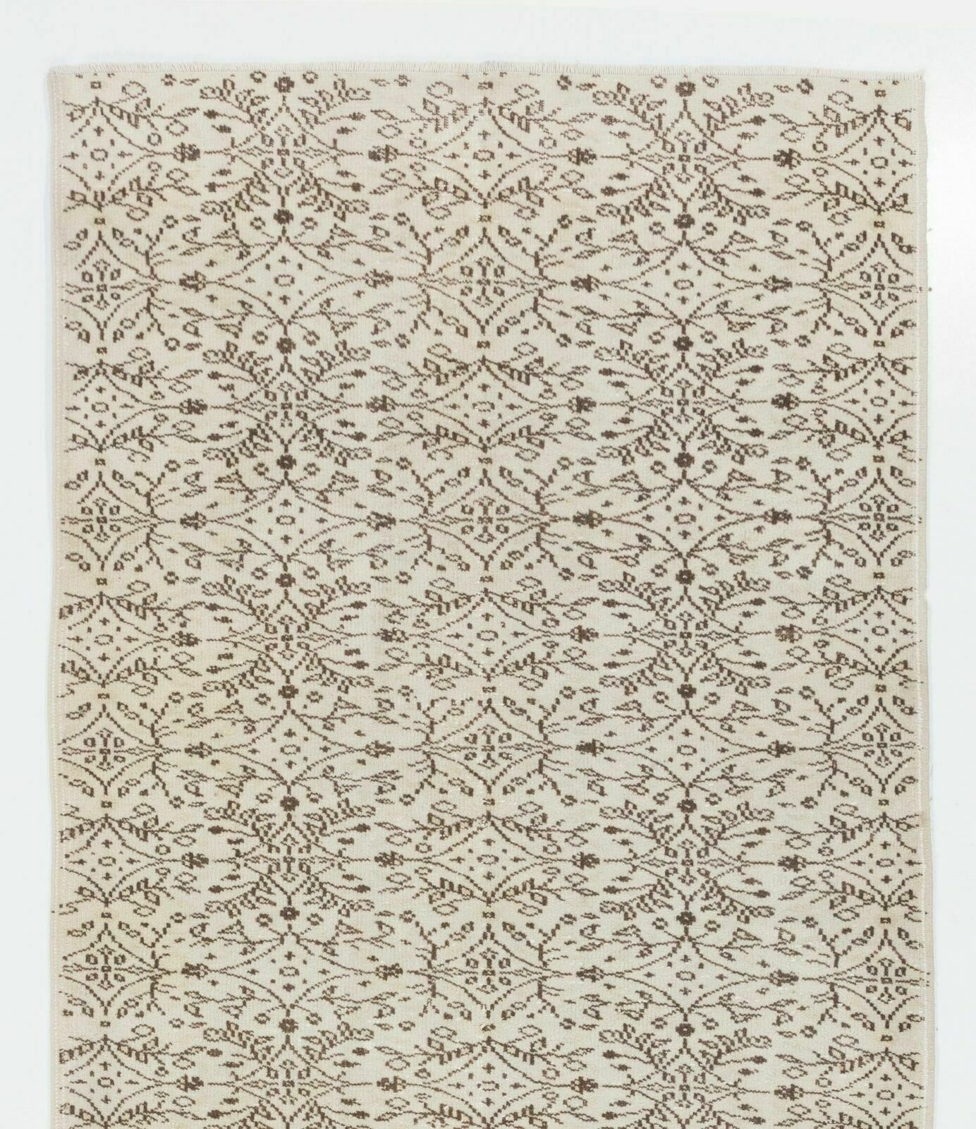 4.7x11.4 Ft Vintage Anatolian Runner, Beige Long Rug photo furniture