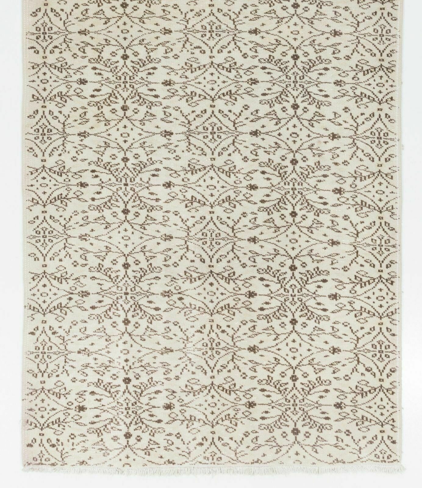 4.7x11.4 Ft Vintage Anatolian Runner, Beige Long Rug photo for sale