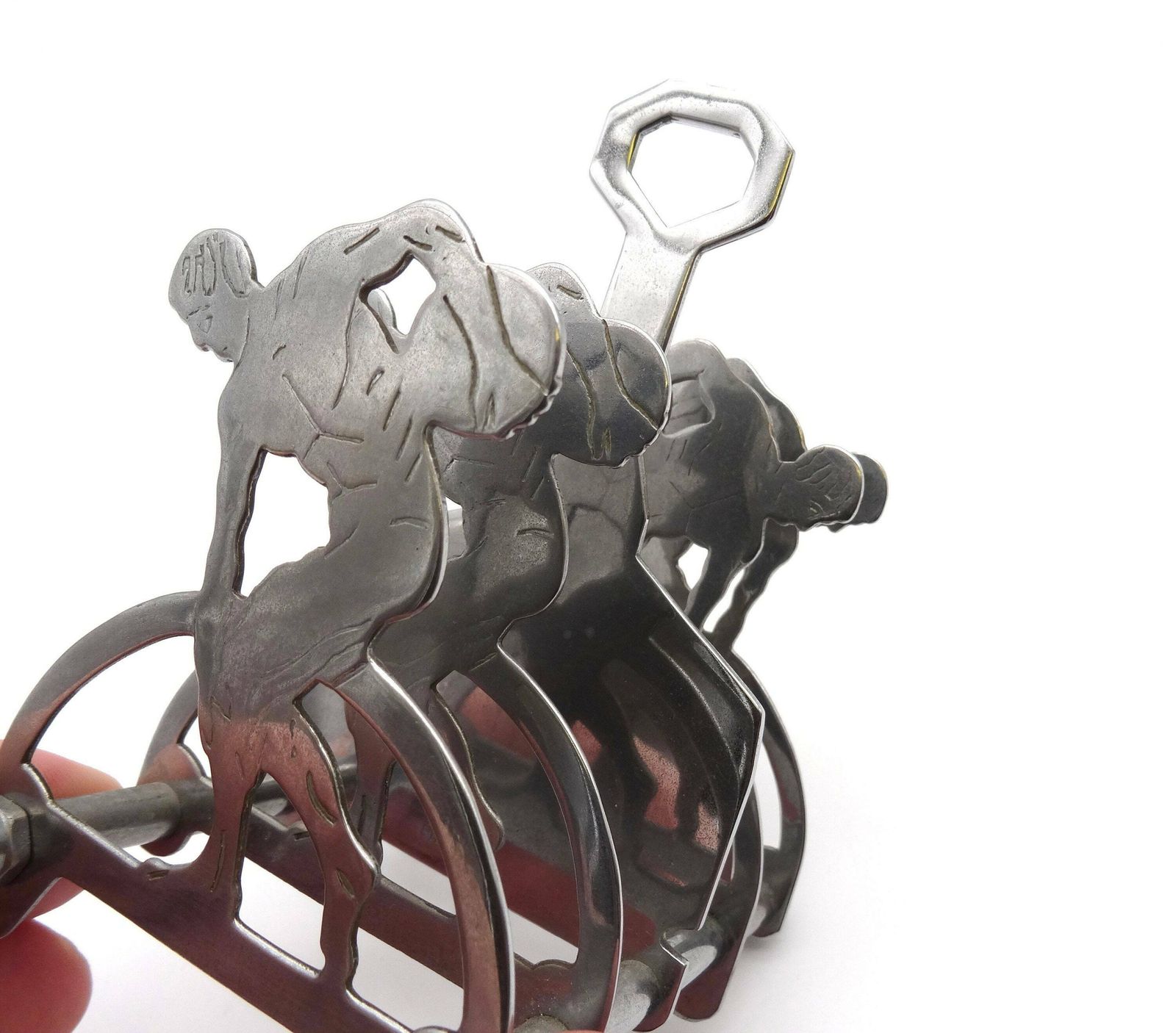Rare Art Deco Discus Thrower Man Bauhaus Letter Holder Germany 1925 photo Home Decor