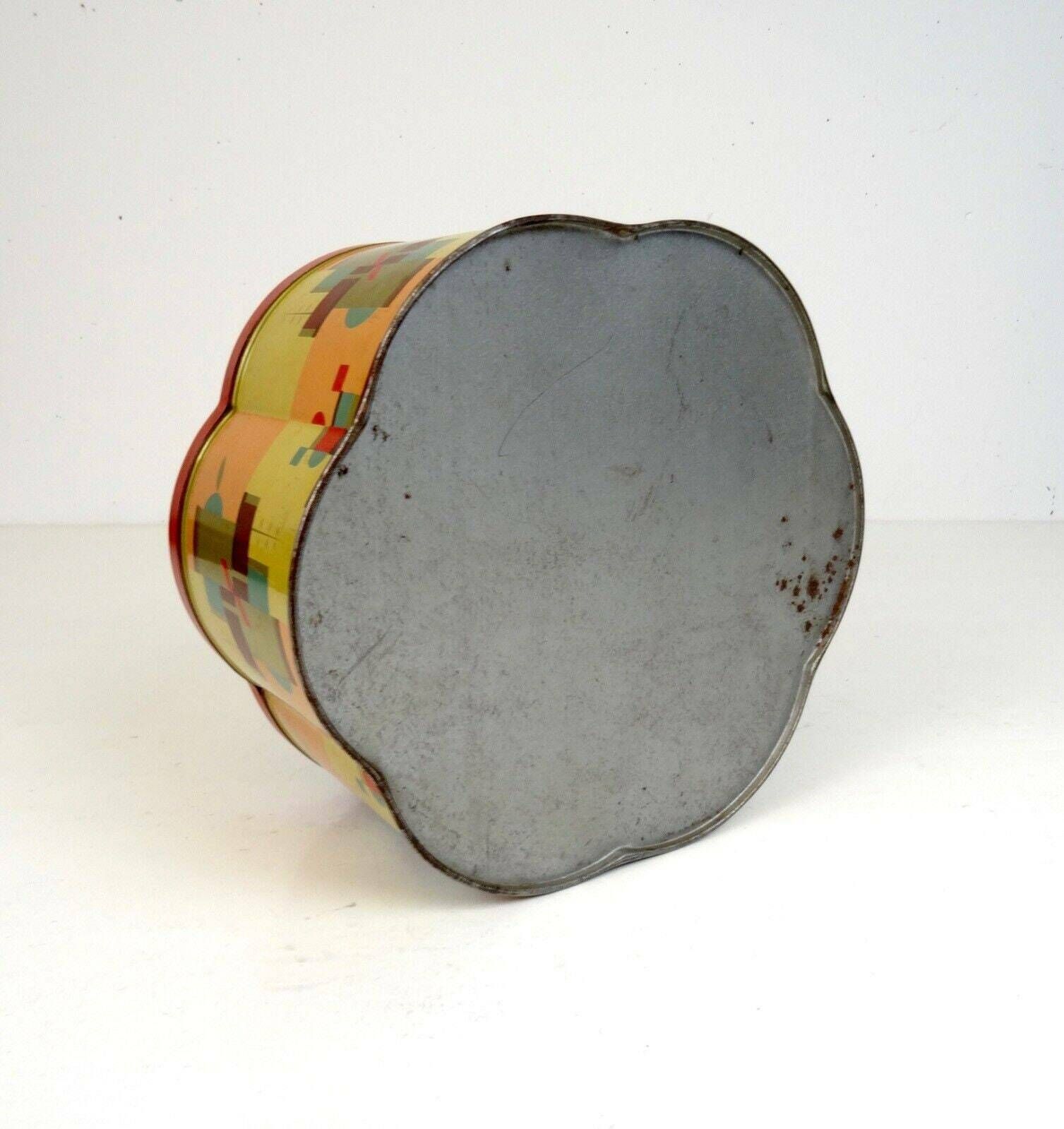 Rare Stunning Bauhaus Suprematism Art Deco Tin Box Germany 1925 photo Home Decor