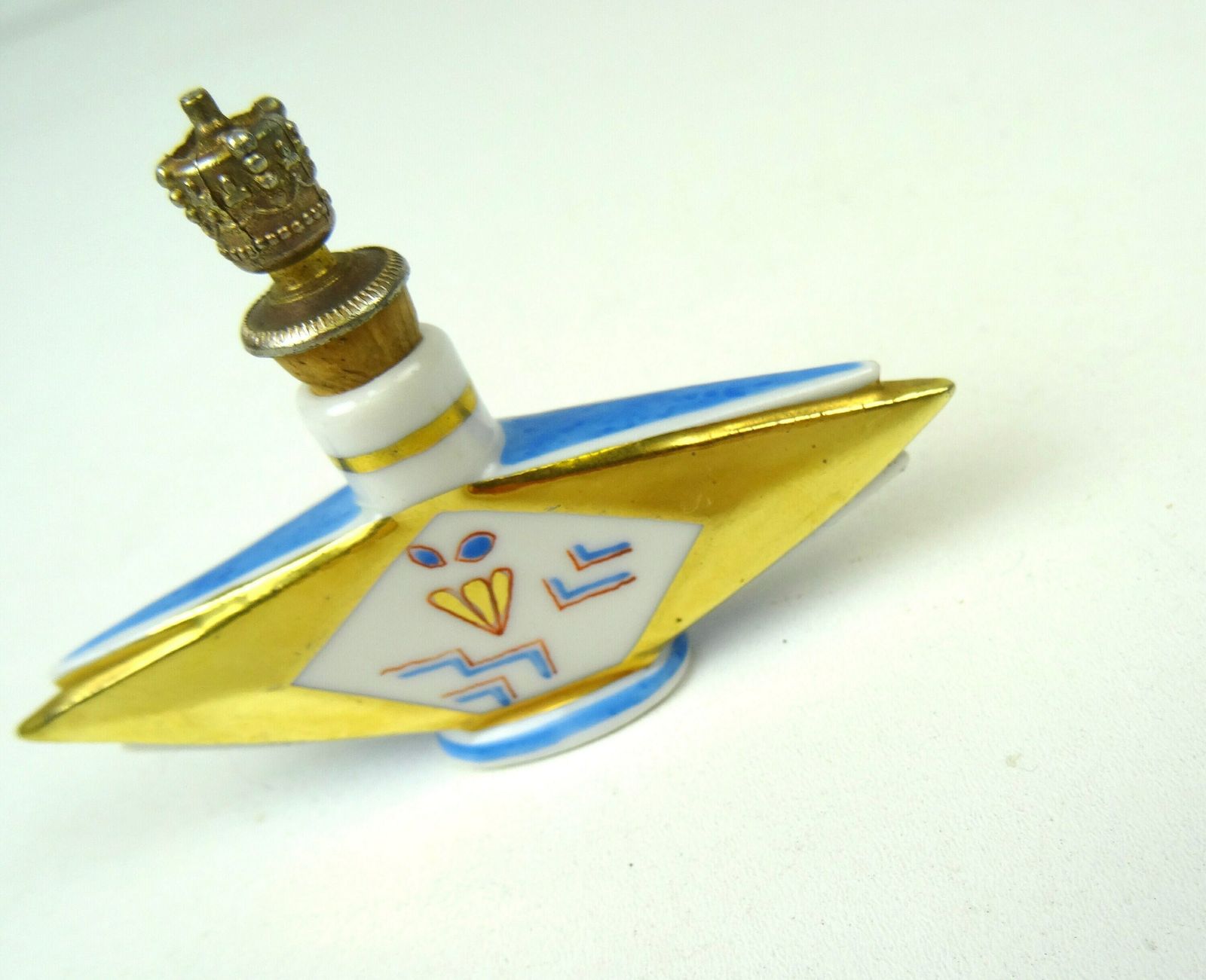 Rare Art Deco Bauhaus Porcelaine Perfume Bottle Flacon photo 324.0