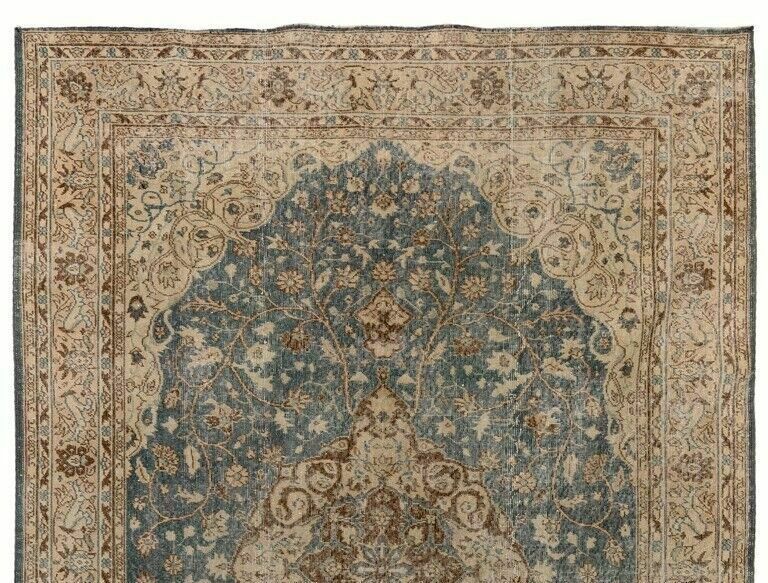 7x9.9 Ft One Of A Kind Medallion Design Central Anatolian Rug photo furniture