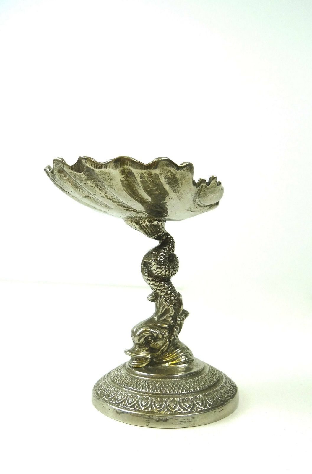 Rare Original Antique Soap Dish Shell Shape On Sea Creature Foot Art Nouveau France 1900 photo for sale