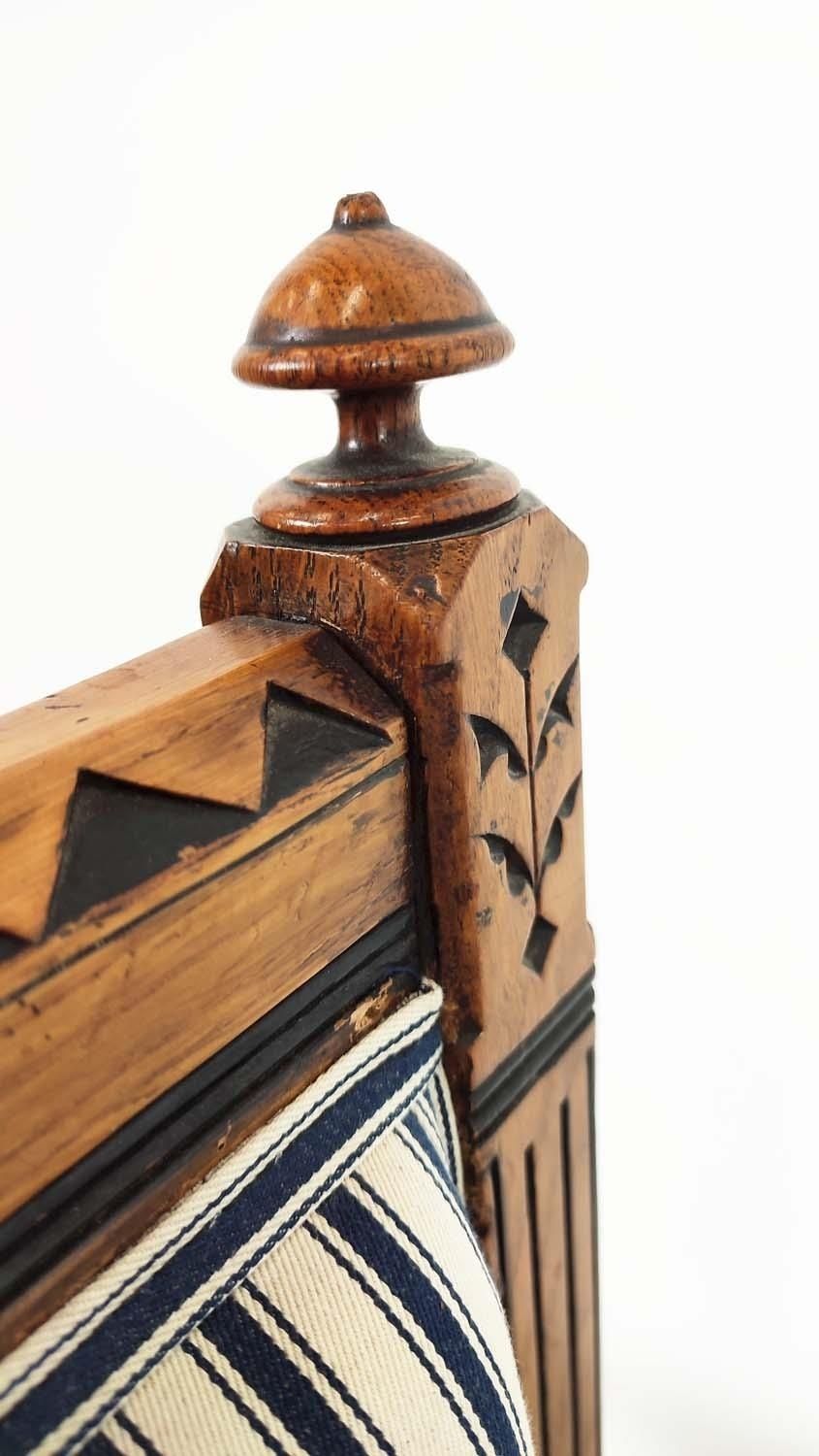 Aesthetic Armchair, Victorian Oak And Ebonised, Circa 1870 photo vinterior