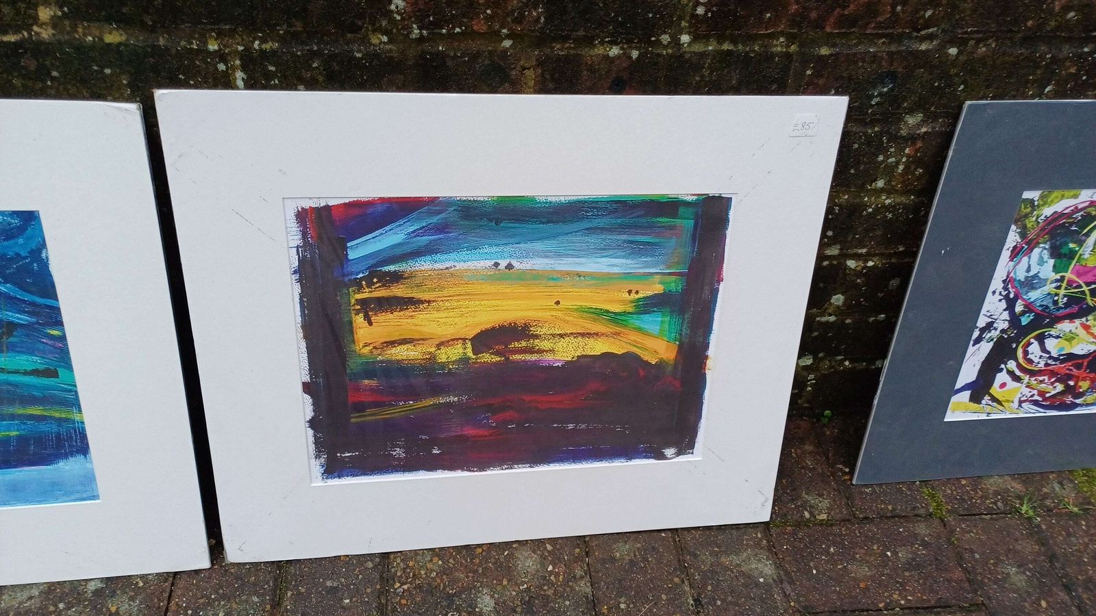 Signed Prints By Dorothea Huntrods X 4   Kew, Riding Into Tuscany, Hampton Court   Giclee Prints, Mounted Ready To Frame photo Art