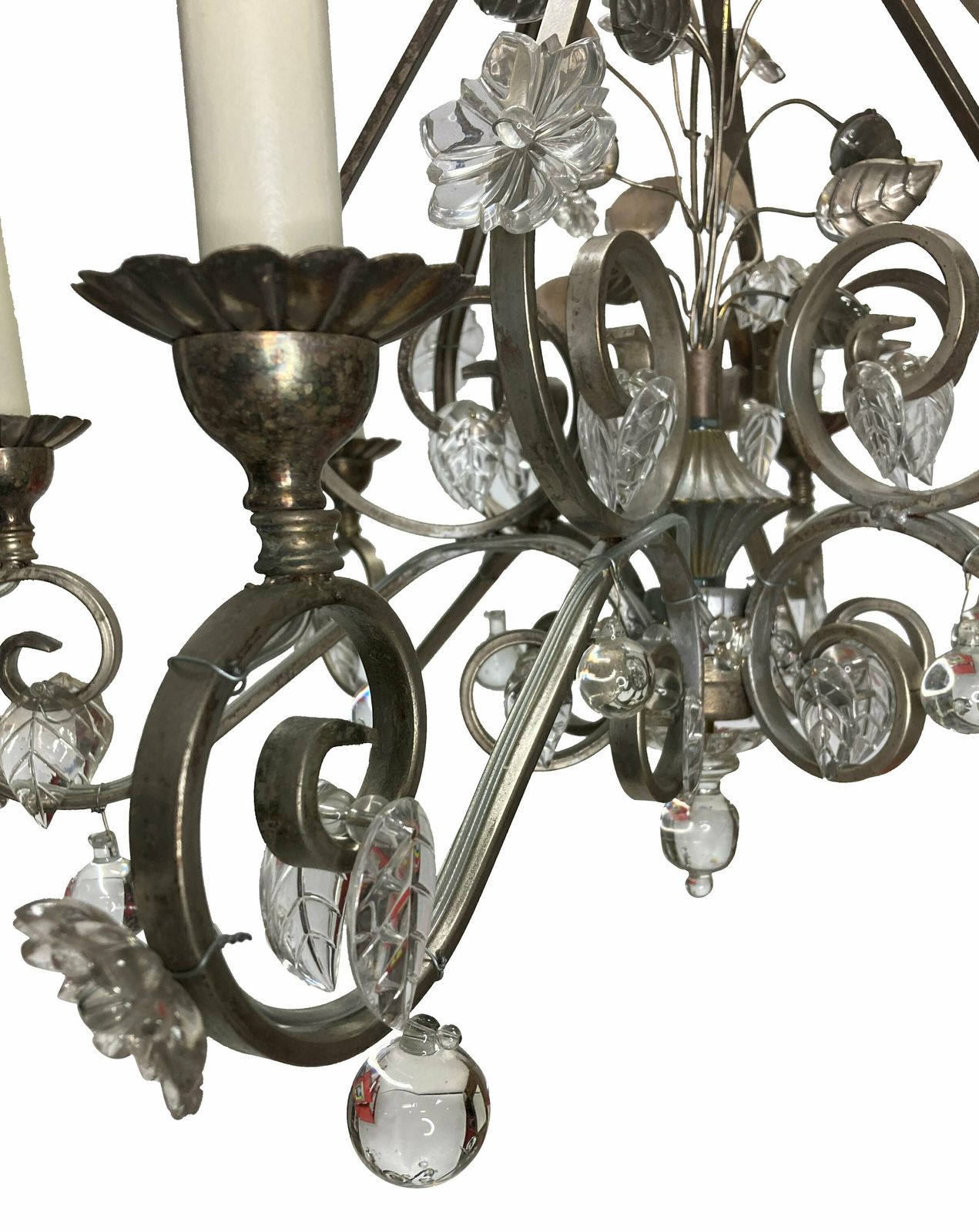 A Mid Century French Maison Bagues Style Chandelier photo vinterior