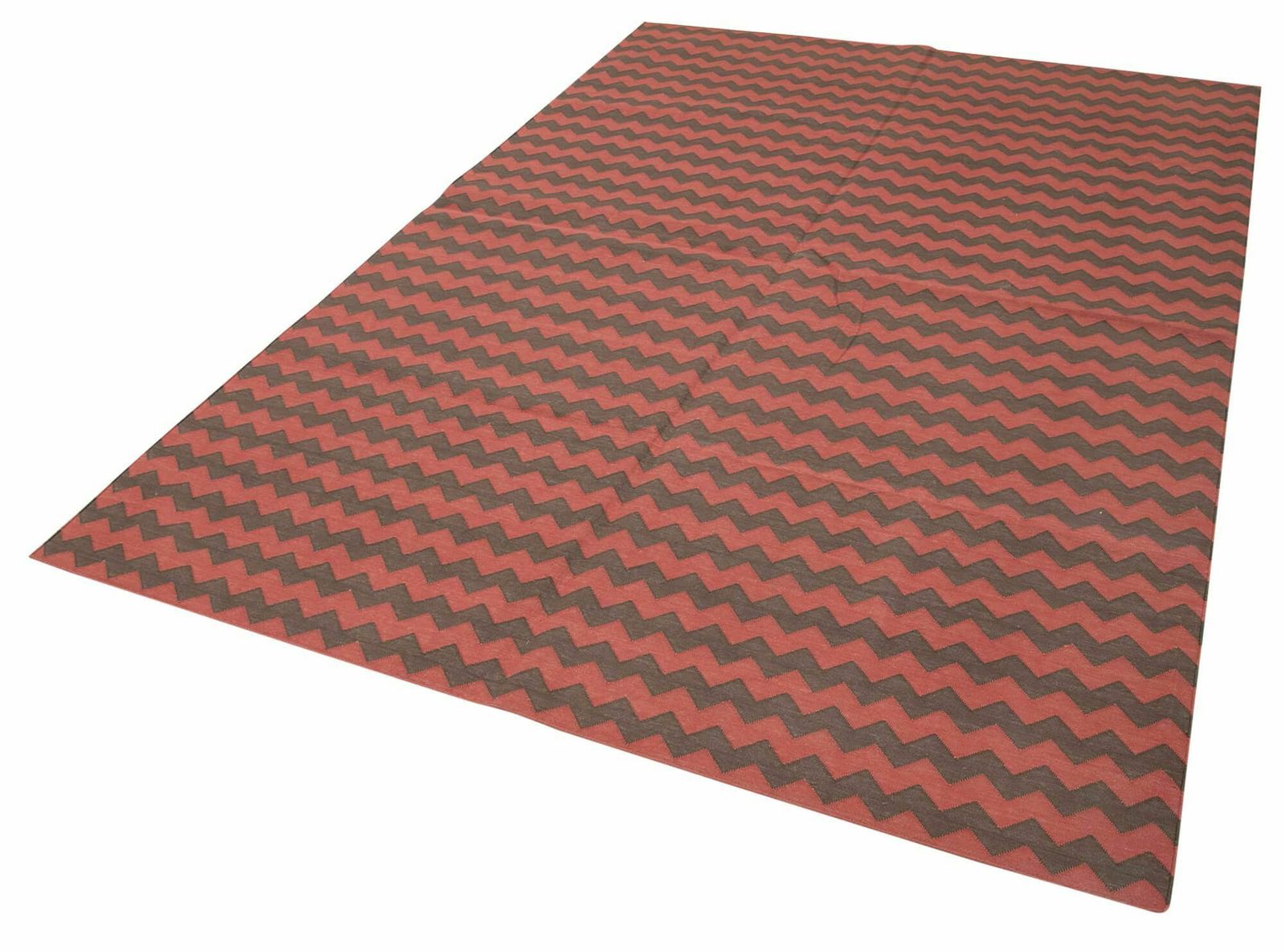 6x9 Red Dhurrie Rug   32364, Oriental photo for sale