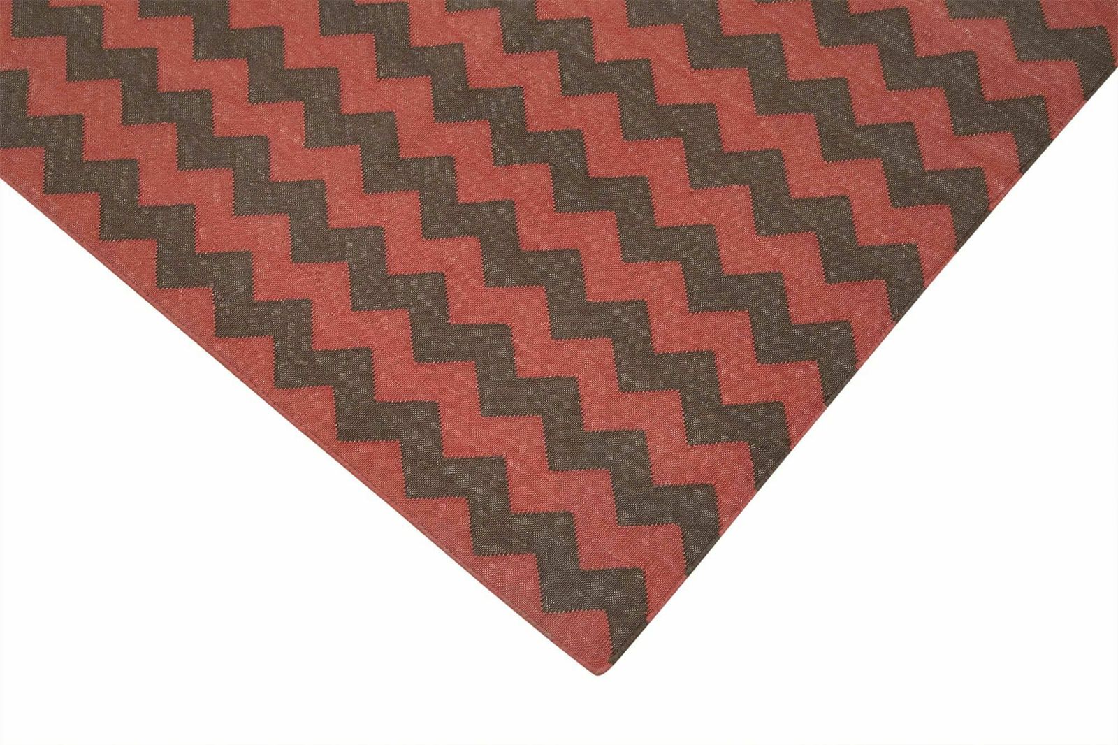 6x9 Red Dhurrie Rug   32364, Oriental photo Textiles