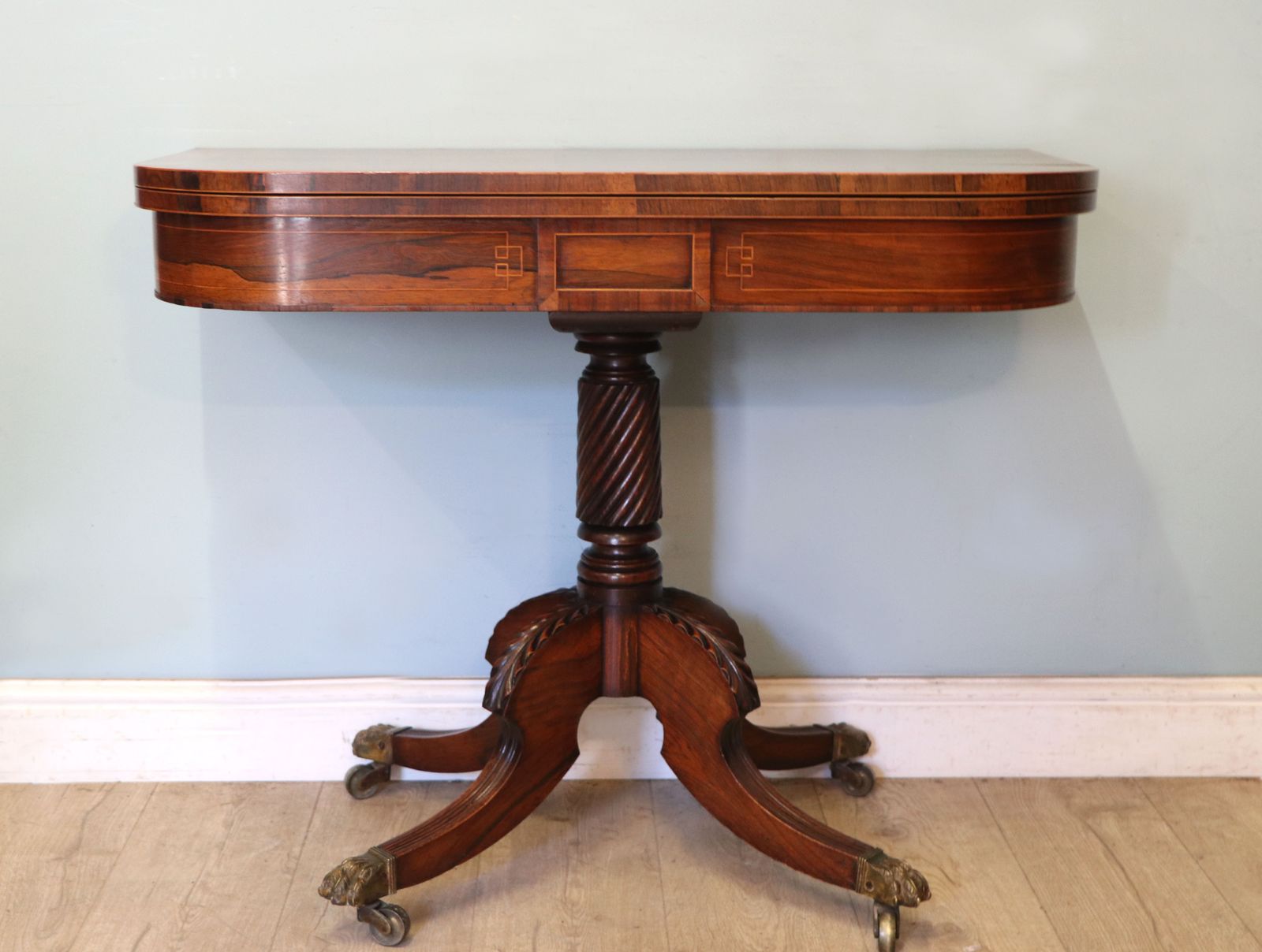 A Wonderful, Top Quality Late Georgian Card Table. photo Furniture