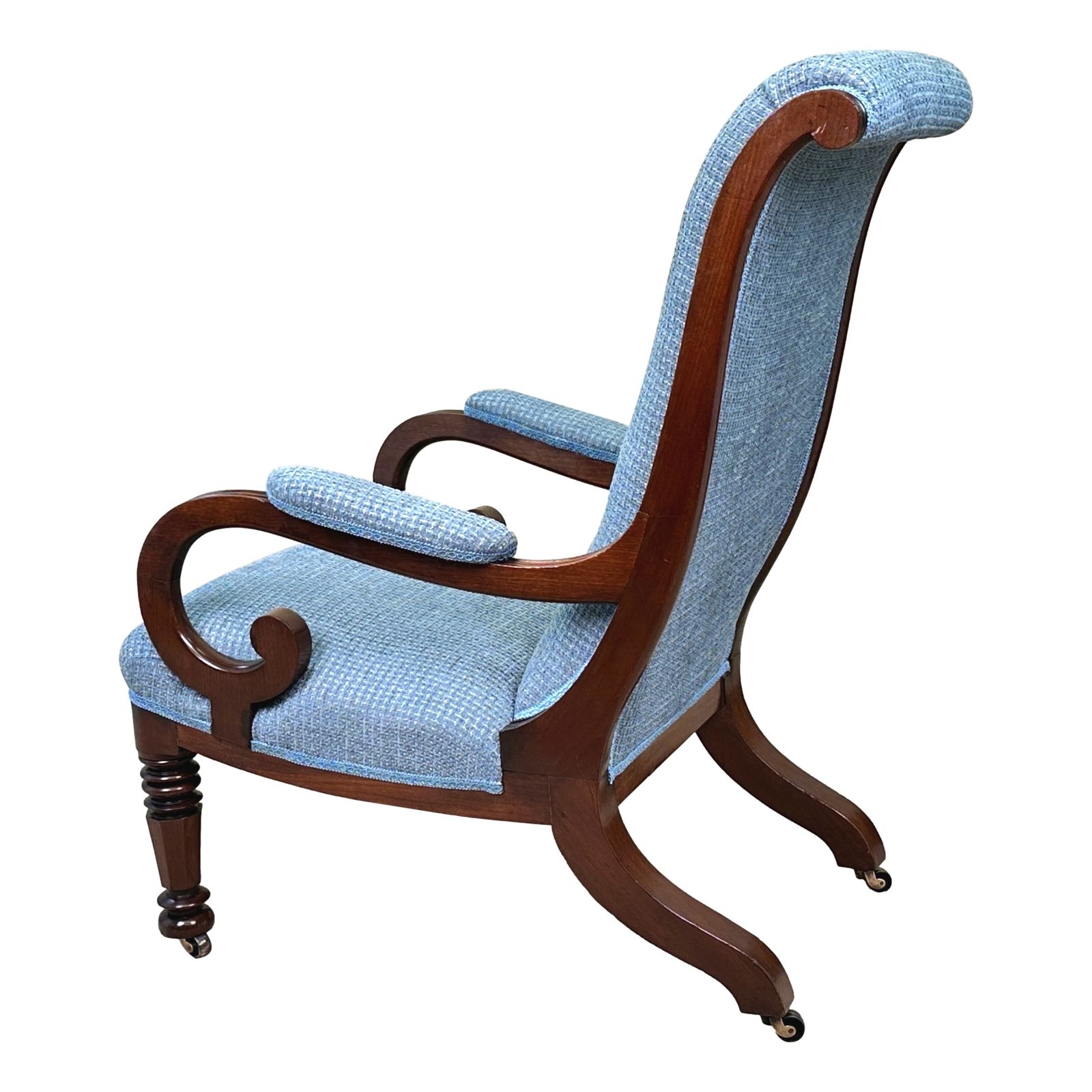 William IV Mahogany Library Armchair (England, Circa 1835) photo 4500.0