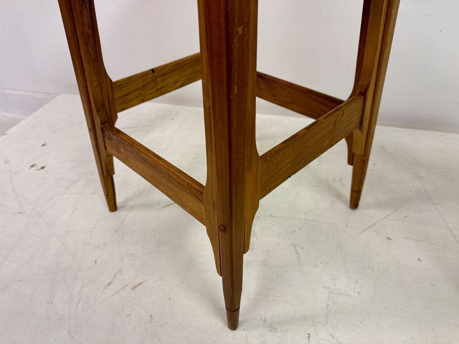 Part Of Mid Century Wood High Stools By Werner Biermann For Arte Sano photo buy