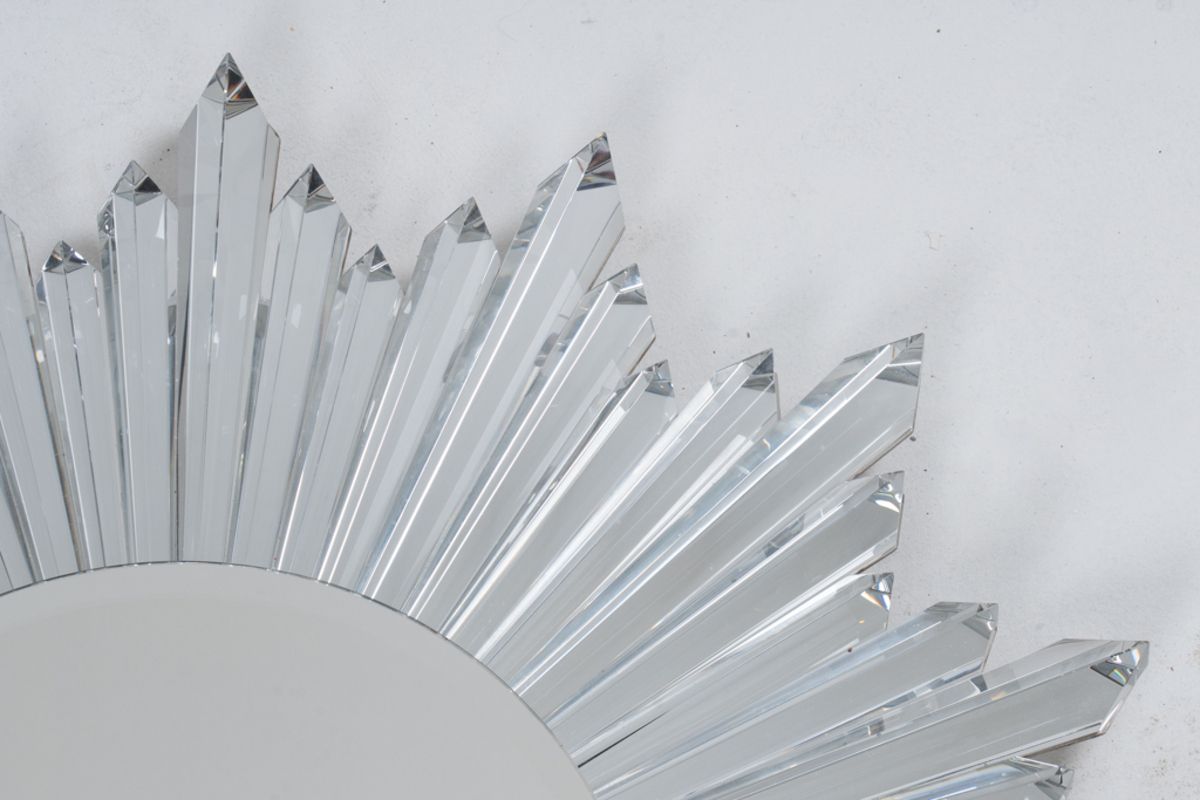 Baccarat. “Star” Mirror In Crystal, Backlit. 21st Century. photo furniture