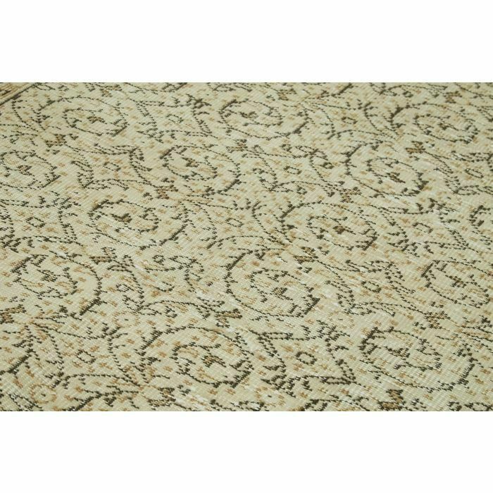 5x8 Beige Turkish Vintage Area Rug   41827 photo 623.0
