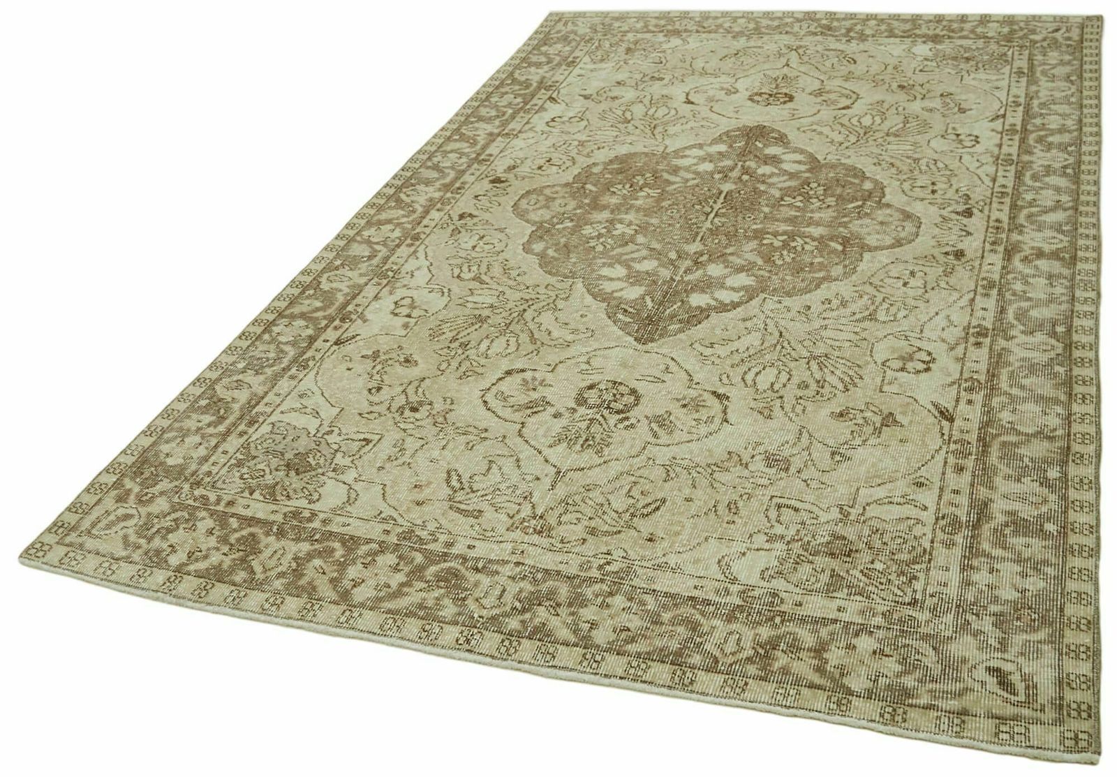 Handmade Turkish Vintage Wool Carpet 165 X 272cm photo for sale