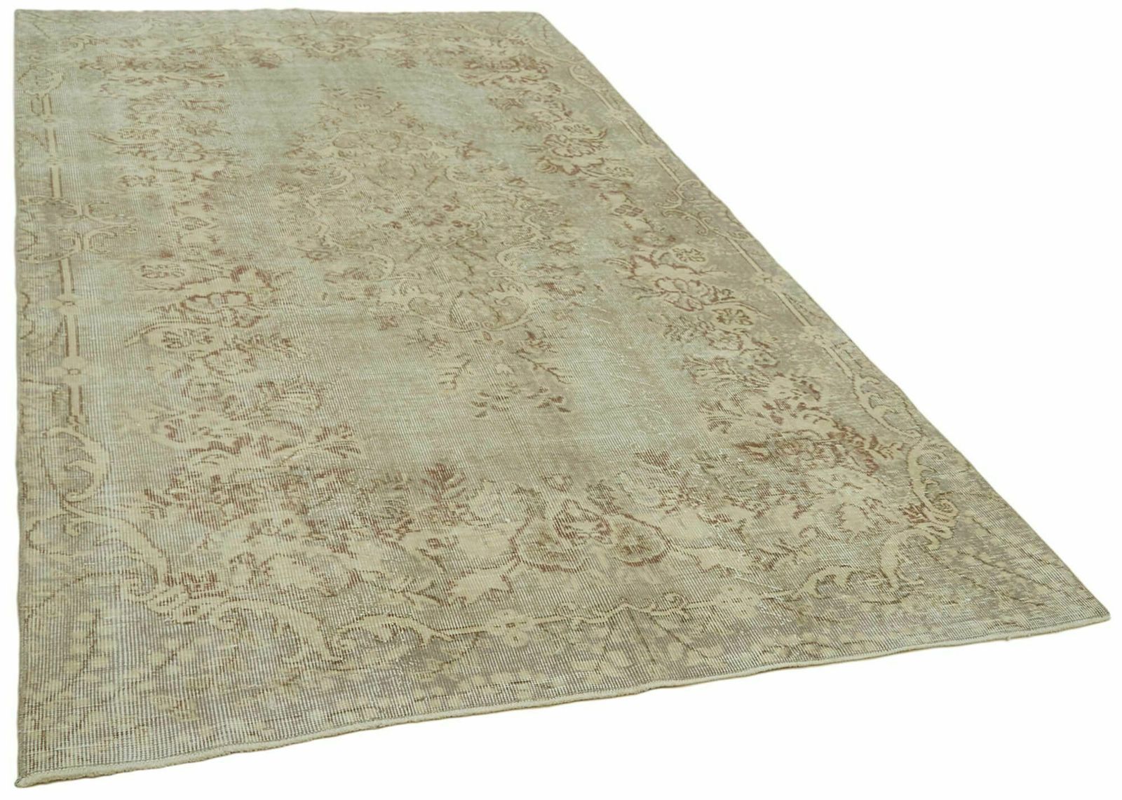 5x9 Beige Turkish Vintage Area Rug   41830 photo furniture