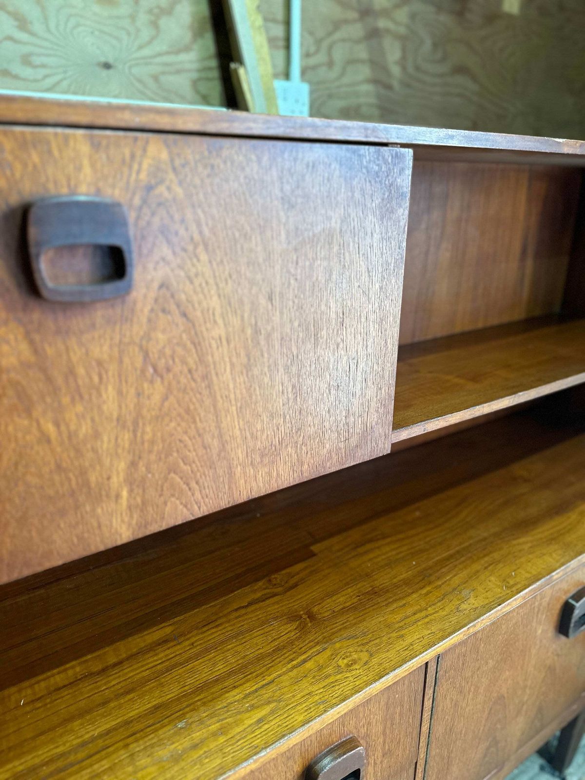 Ideal Home Exhibit Midcentury Sideboard Credenza Cocktail Bar 1960s Danish Style photo vinterior