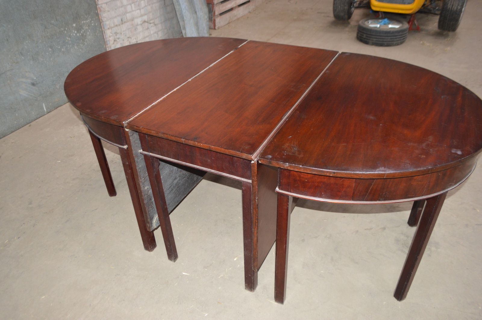 Georgian Mahogany D End Dining Table photo 1200.0