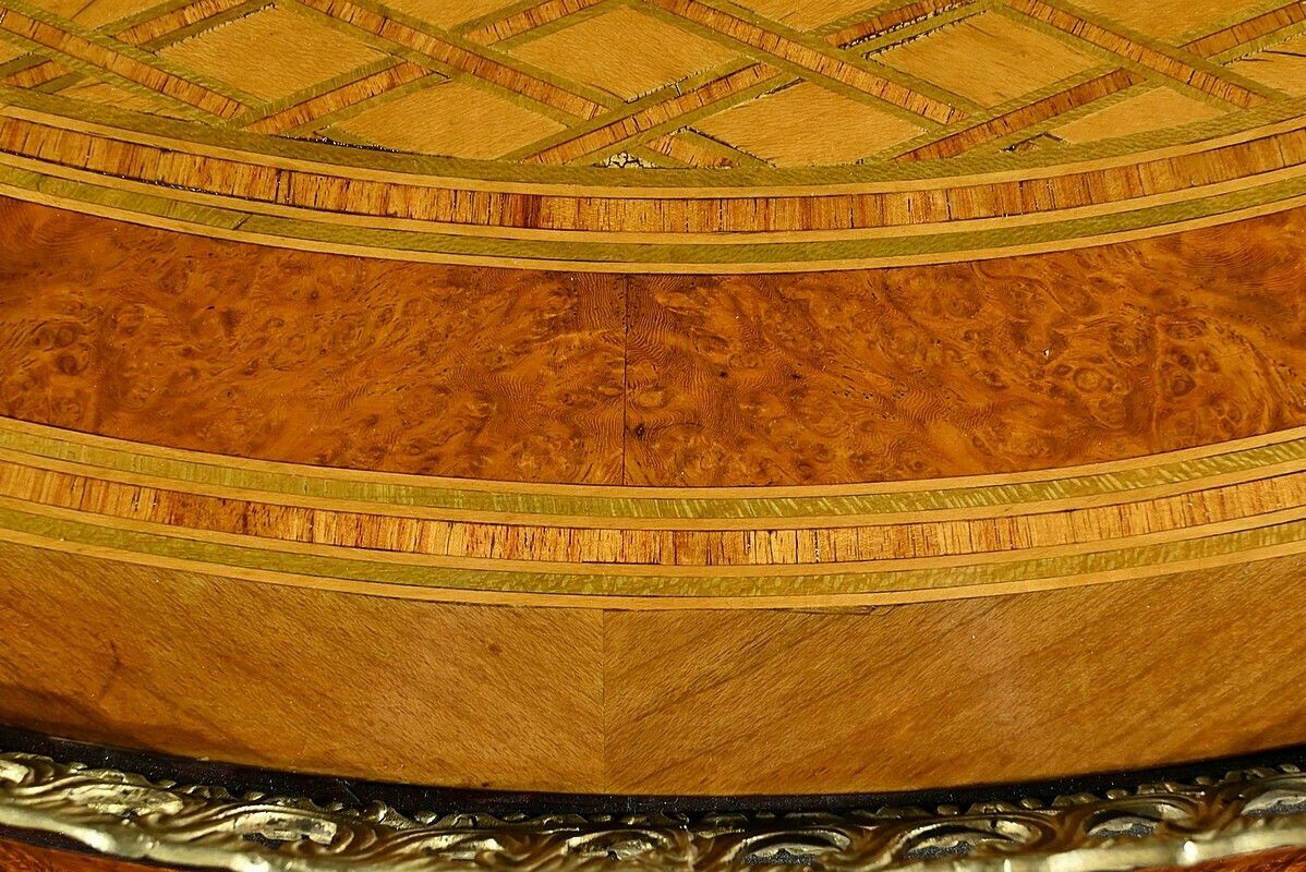 photo for sale Planter In Precious Wood Marquetry, Napoleon III Period – Mid 19th Century