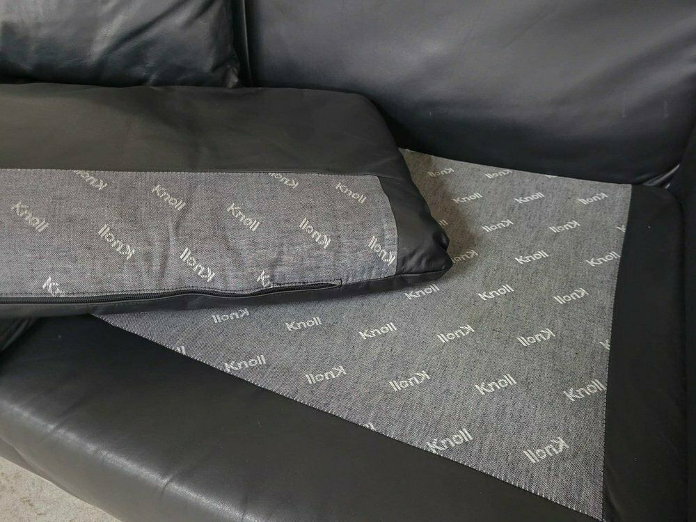 photo for sale Heli 3 Seater Leather Sofa By Otto Zapf For Knoll, 1980s
