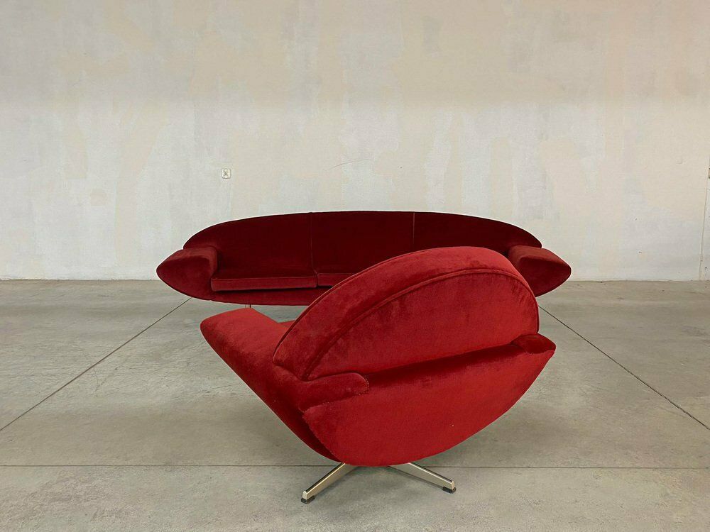 11200.0 Capri Sofa And Lounge Chair By Johannes Andersen For Trensum Möbelfabrik, Set Of 2 photo