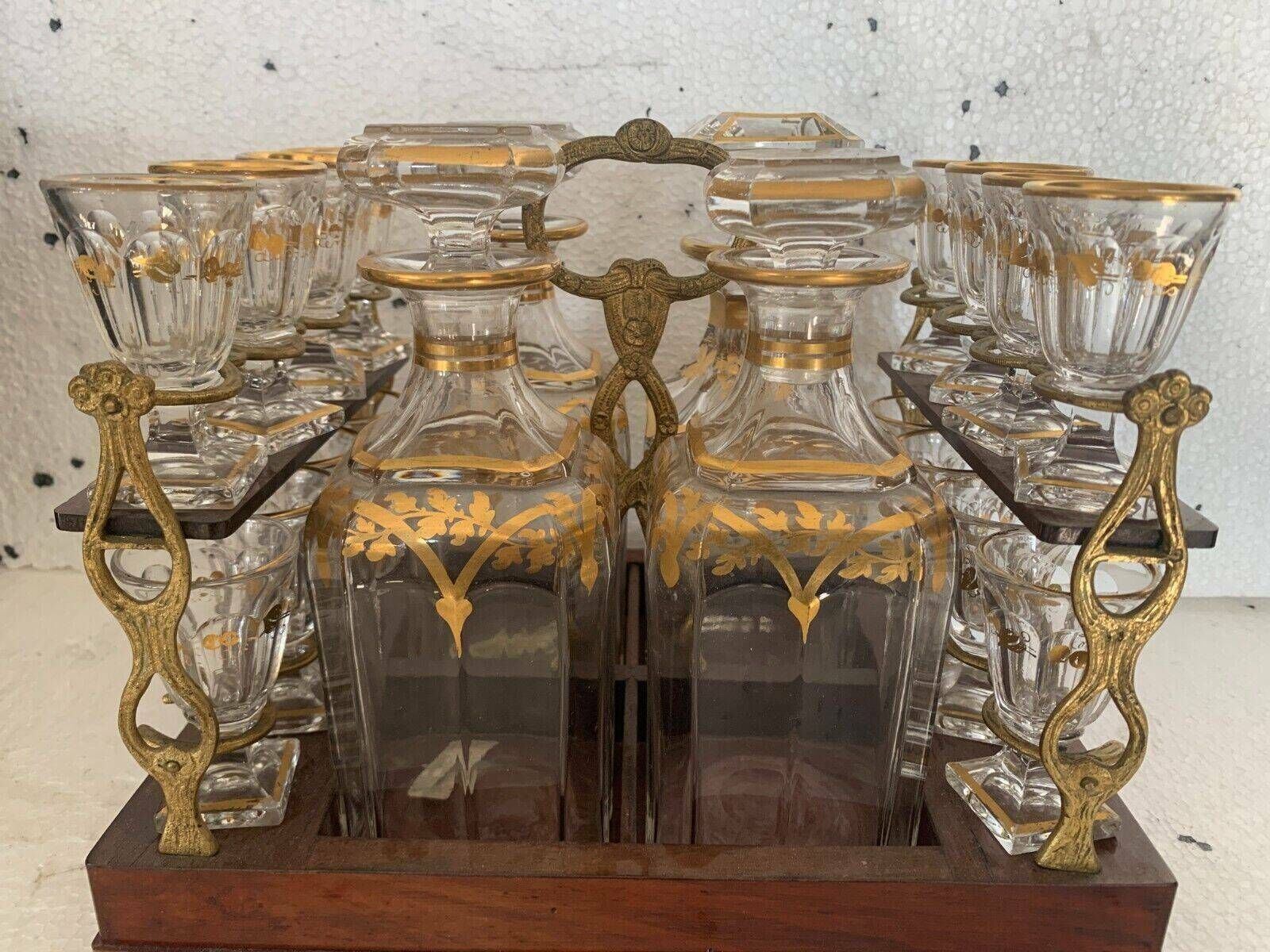 Complete Liquor Cellar Napoleon III Boulle Marquetry 19th Century Box photo furniture