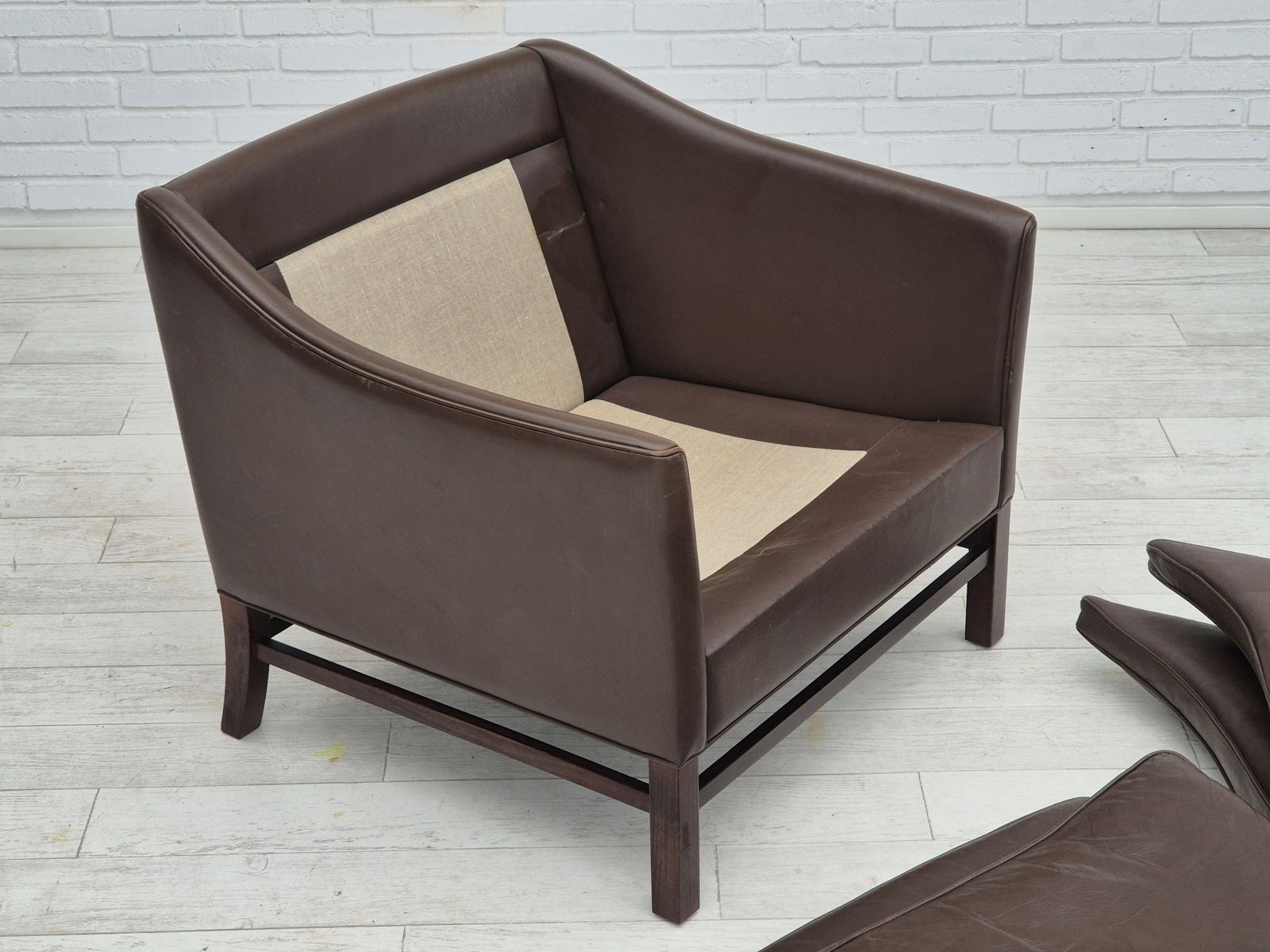 1750.0 1970s, Danish Design By Georg Thams For Grant Møbelfabrik, Lounge Chair, Original Condition. photo