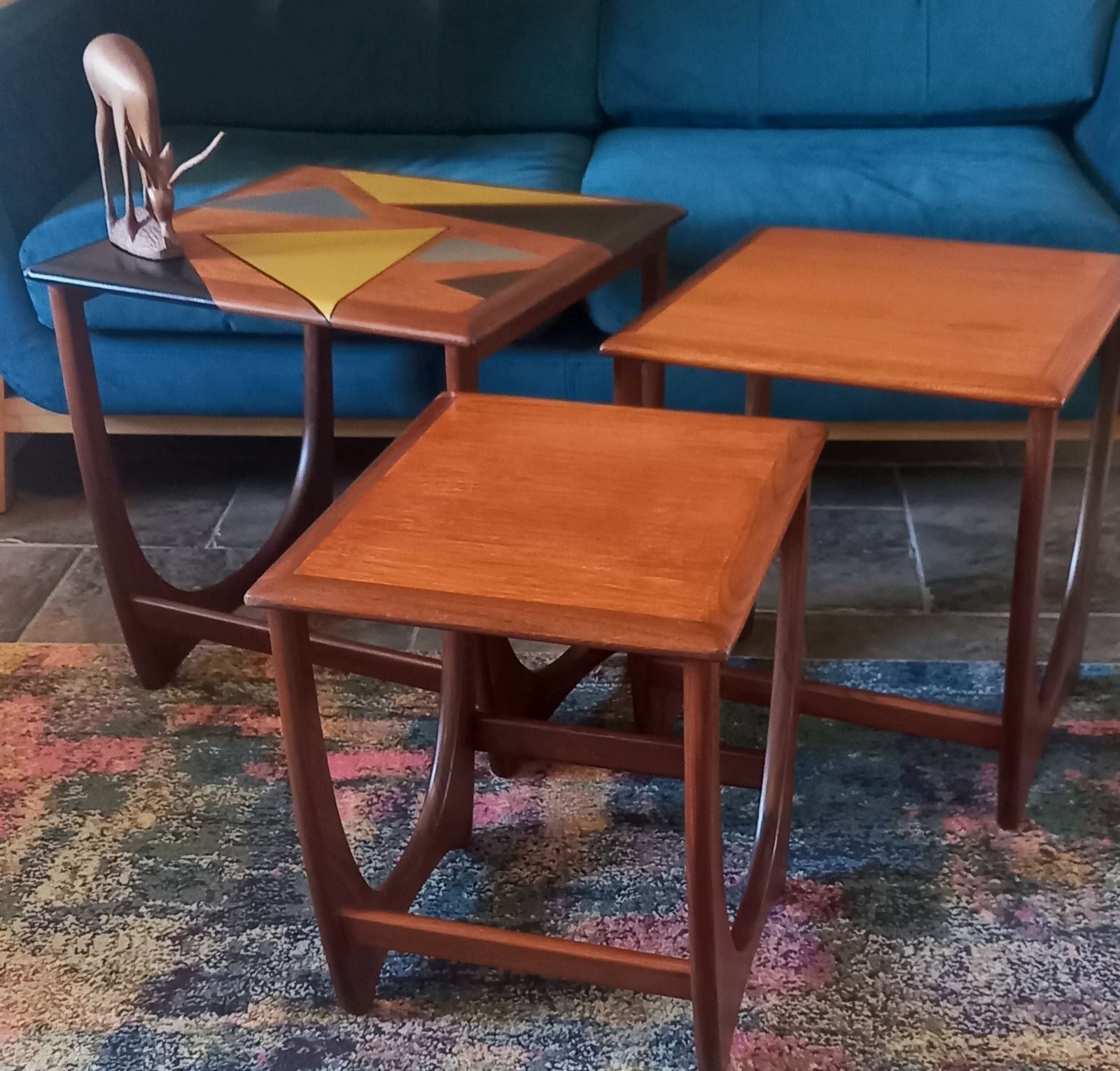 Now Sold** Vintage Mid Century G Plan Nest Of Tables   Coffee Tables   Teak   Bespoke
