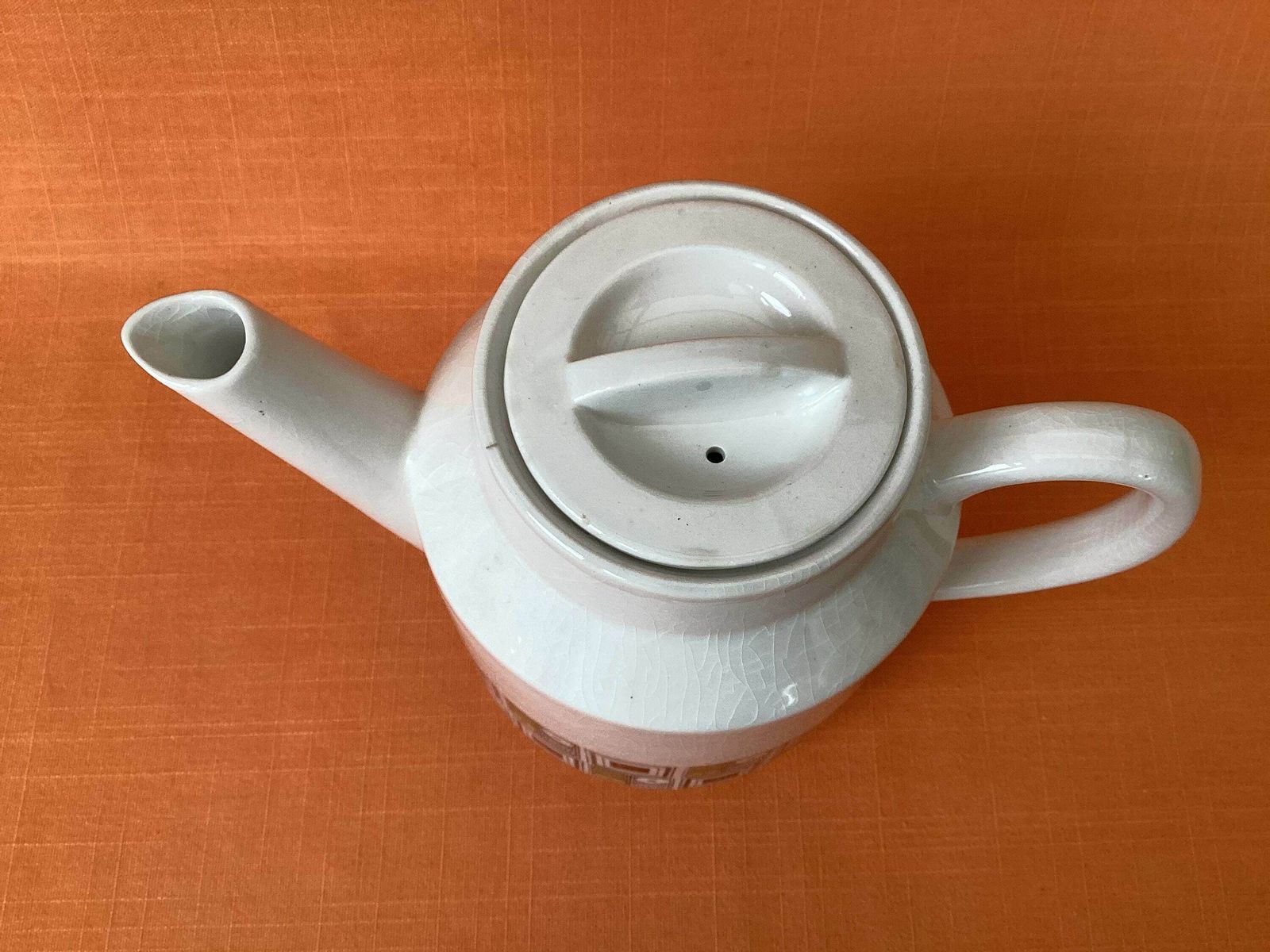 Broadhurst Kathie Winkle Rushstone ‘Kofti’ Pot (2 Pint), 1960s Kathie Winkle Teapot, Broadhurst Rushstone Coffee Pot,Kathie Winkle Kofti Pot photo 65.0