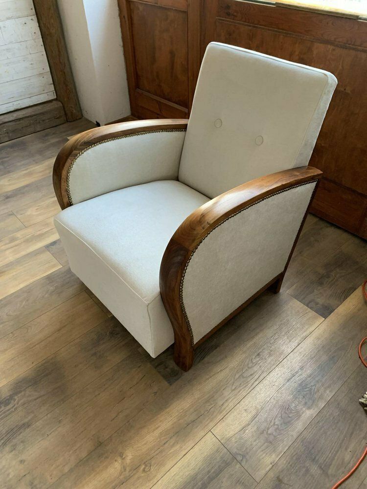 Hungarian Art Deco Armchair, 1930s, Set Of 2