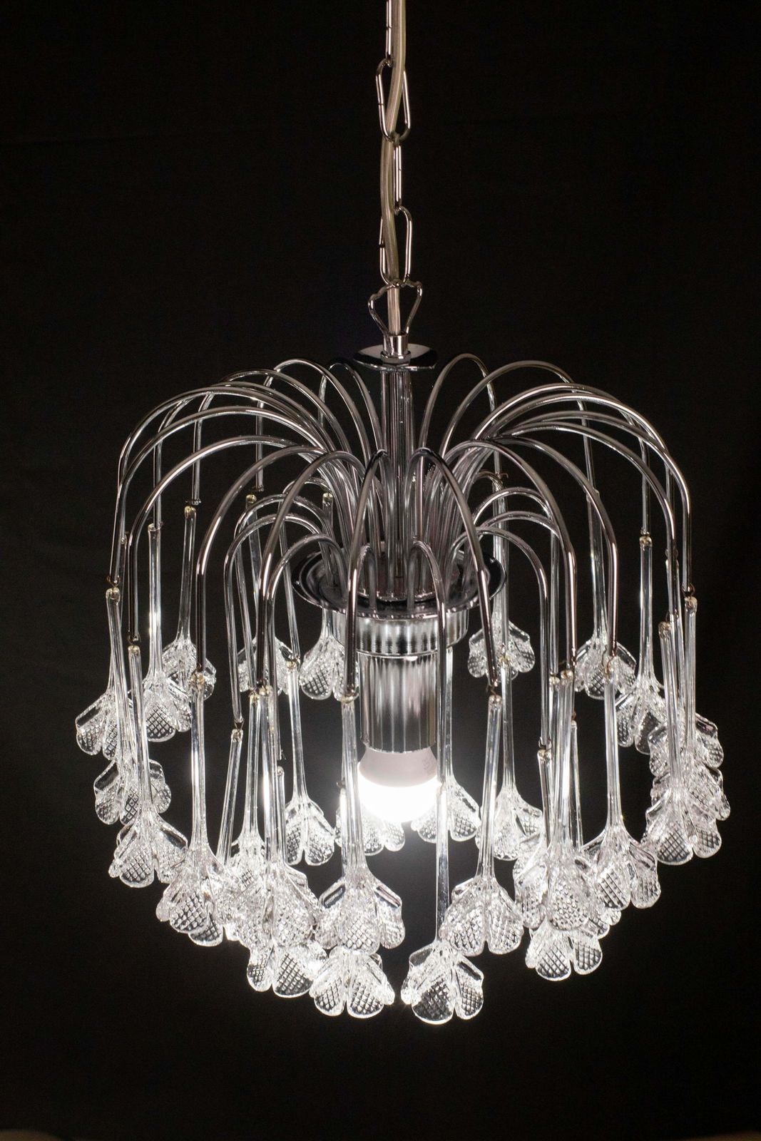 Set Of 2 Julia Roberts, Vintage White Murano Chandelier, 1980s photo vintage