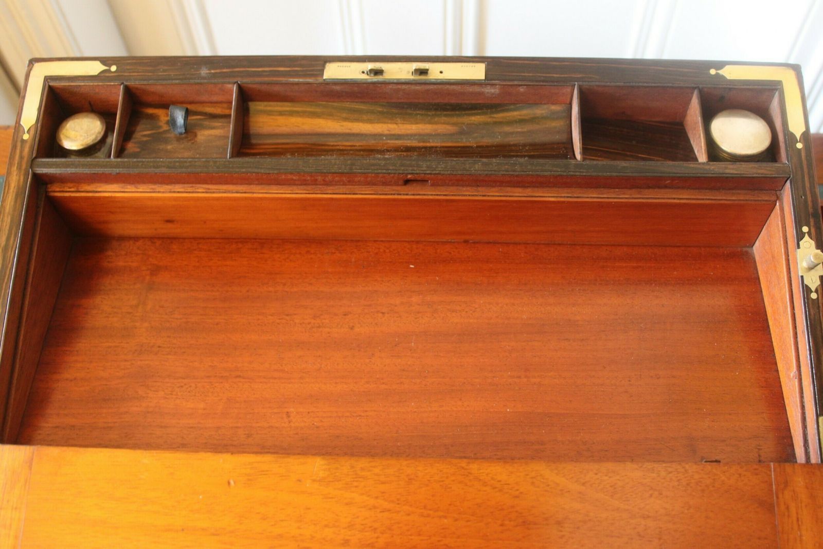 2311.0 Victorian Burr Walnut Writing Slope With Secret Drawers And Compartment, Attributed To George Austin Of Dublin photo