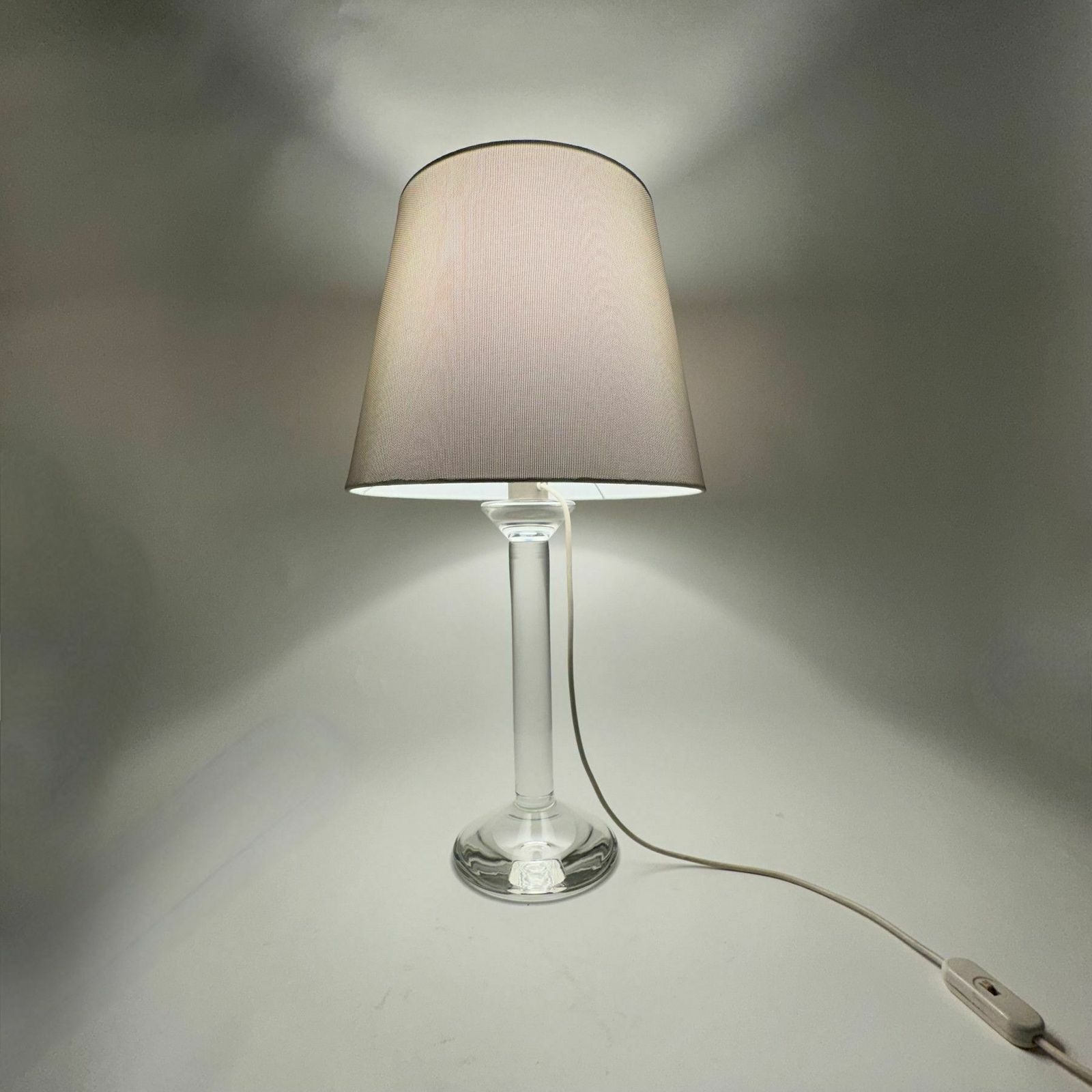 Lighting Ingo Maurer Glass Table Lamp , 1970’s photo