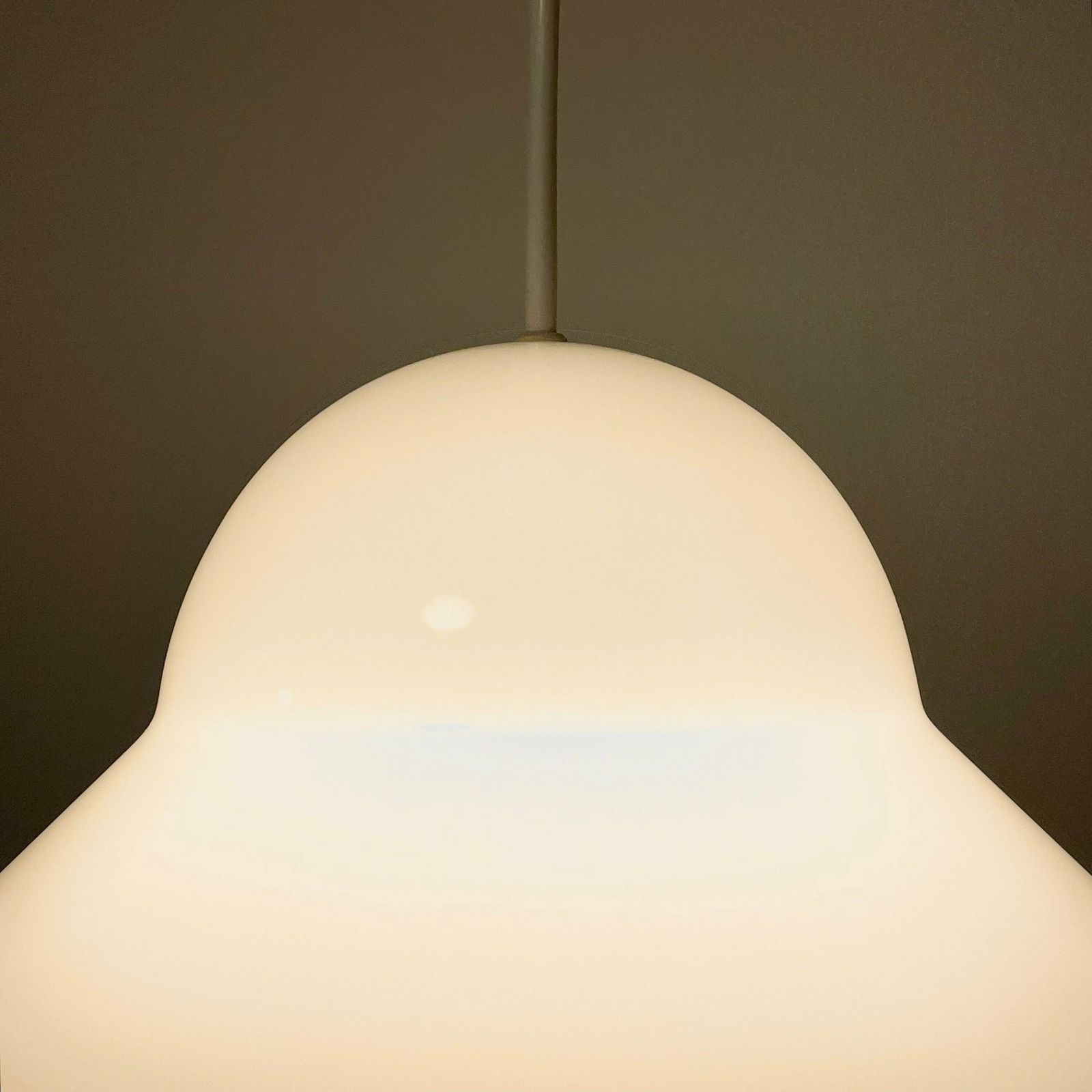 Cool Danish Vintage 1980s Minimalist Ceiling Lamp In White Plastic   Design By Friis & Moltke For Lampas photo Lighting