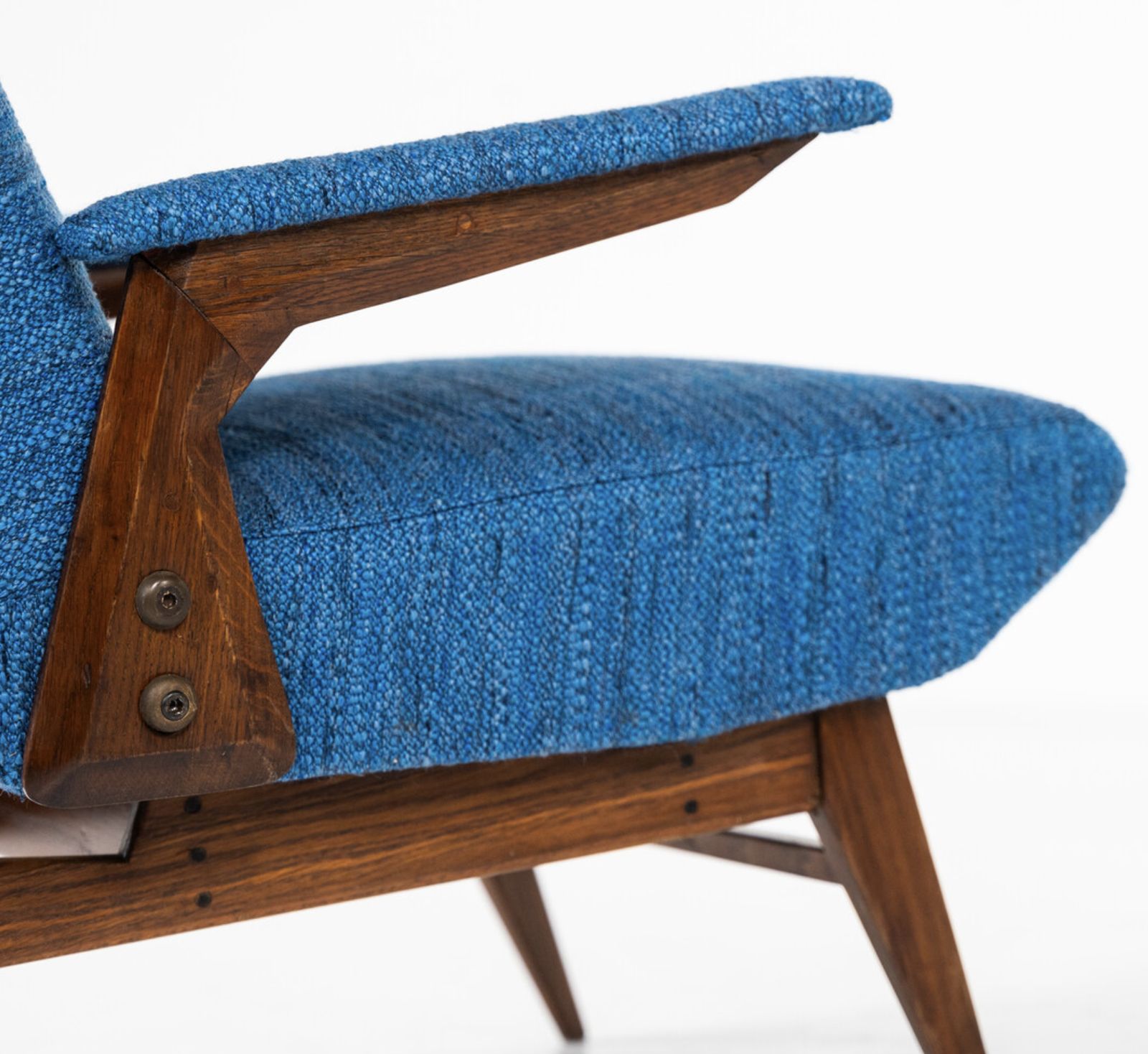 Mid Century Modern Pair Of Armchairs By Vittorio Dassi, Italy, 1960s – New Upholstery photo vinterior