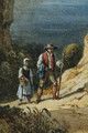 Art Two Watercolors Signed By François Jules Collignon (1811 1846). photo