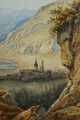 1817.0 Two Watercolors Signed By François Jules Collignon (1811 1846). photo