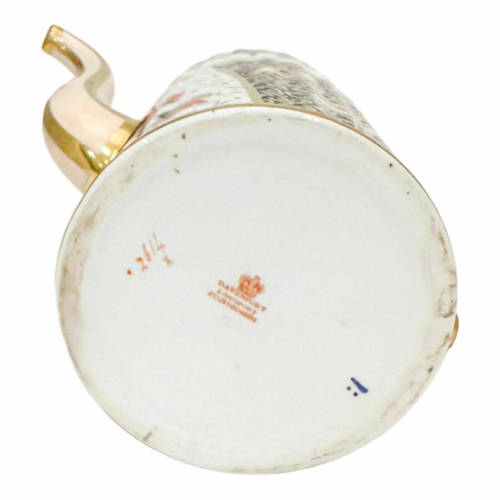 photo furniture Antique Victorian Davenport Porcelain Gold Red Imari Cabaret Tray, Coffee Pot