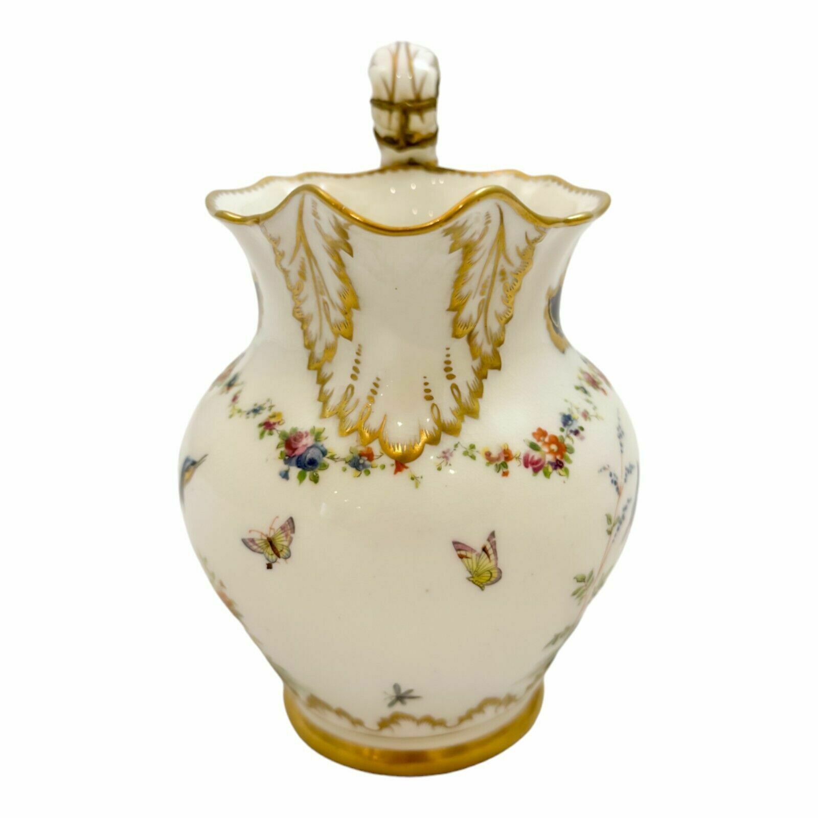 Antique Edwardian Royal Doulton Soft Paste Porcelain Bird Of Paradise Jug / Ewer photo furniture
