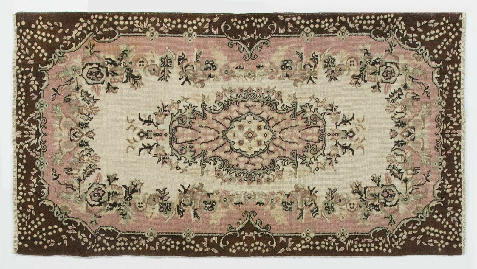 4x7 Ft Hand Knotted Vintage Turkish Rug, Ideal For Home & Office Decor photo 186.0