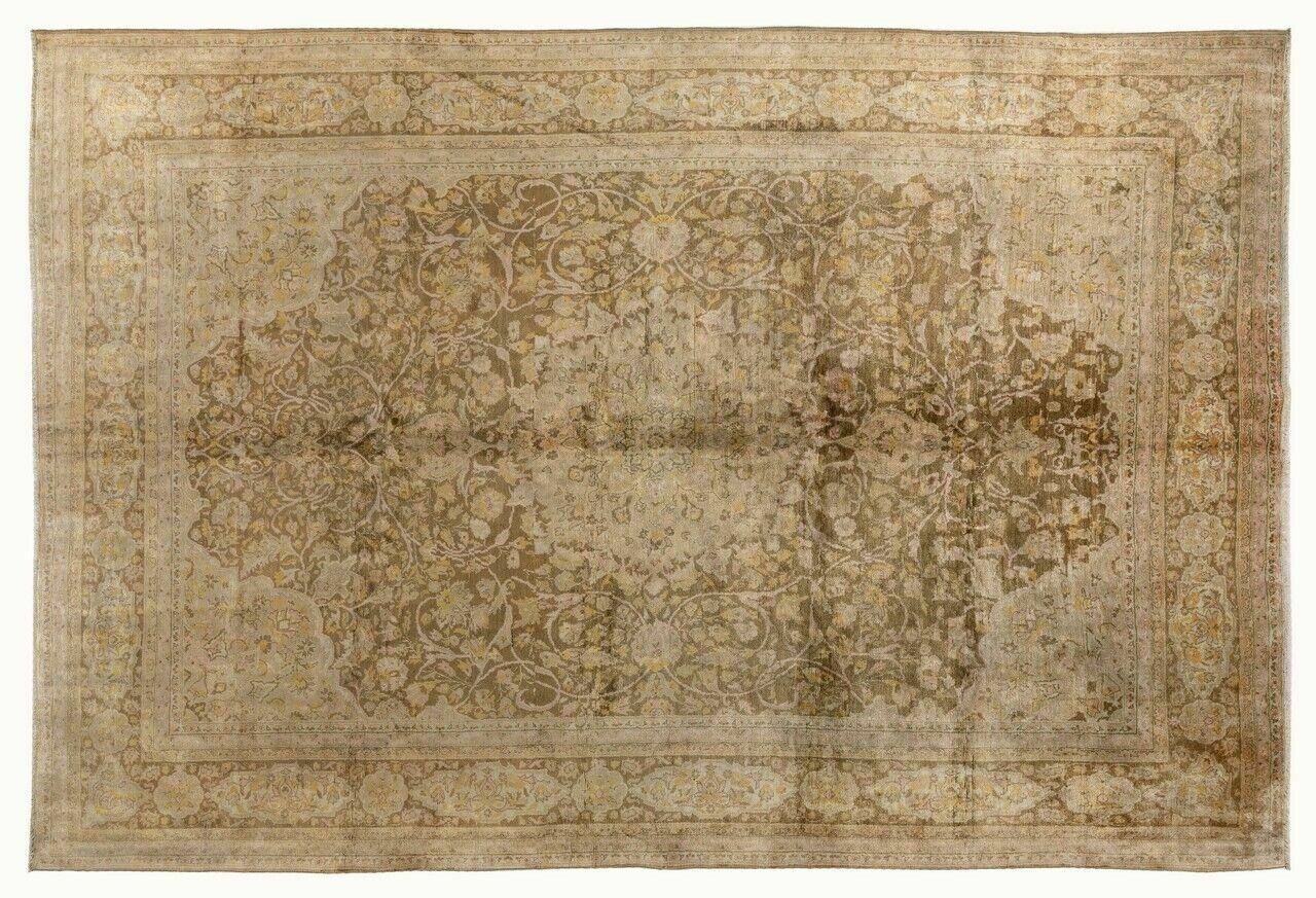 7.9x10.6 Ft Semi Antique Turkish Sivas Rug In Soft Colors, Velvety Wool Pile photo for sale
