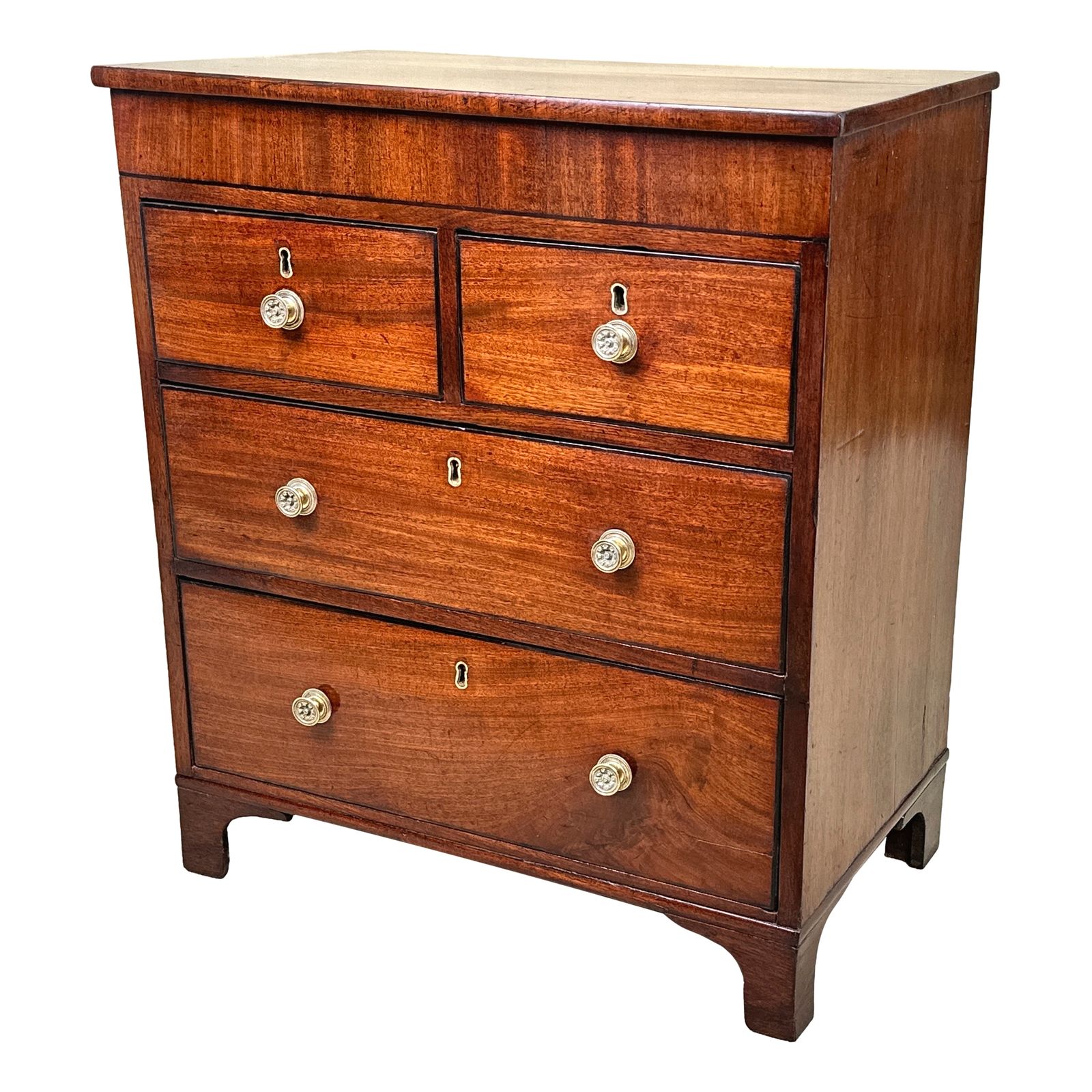 Georgian Mahogany Childs Chest Of Drawers (England, Circa 1800)