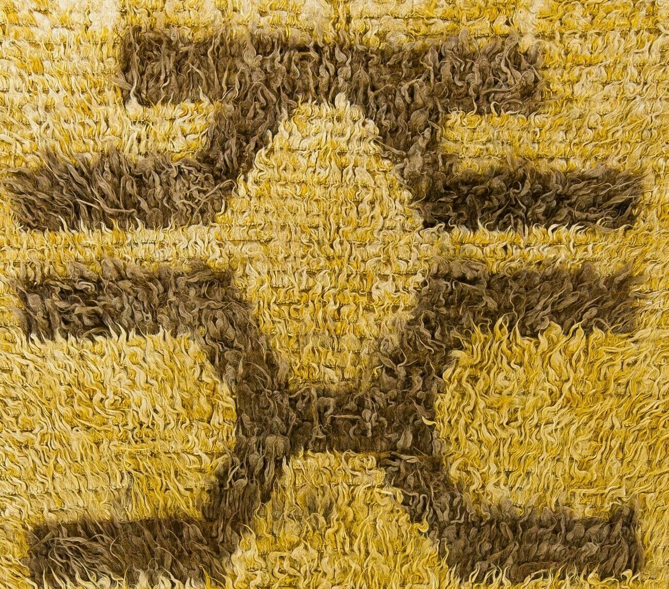 6x9.6 Ft Vintage Angora Mohair Tulu Rug photo Textiles