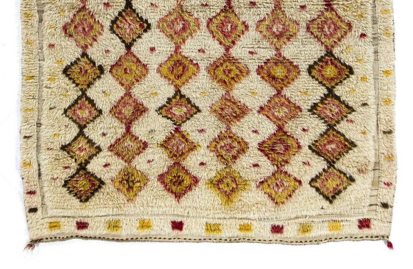 4.8x6.3 Ft Antique Anatolian Tulu Rug photo for sale