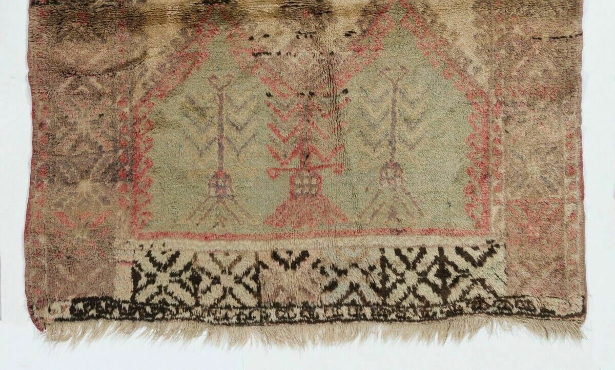 Unusual One Of A Kind Antique Central Anatolian Village Rug photo for sale