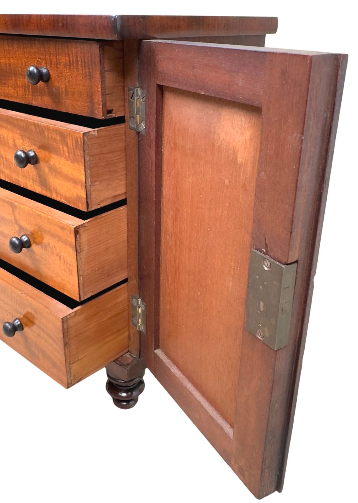 Regency Mahogany Miniature Cabinet (England, Circa 1820) photo for sale