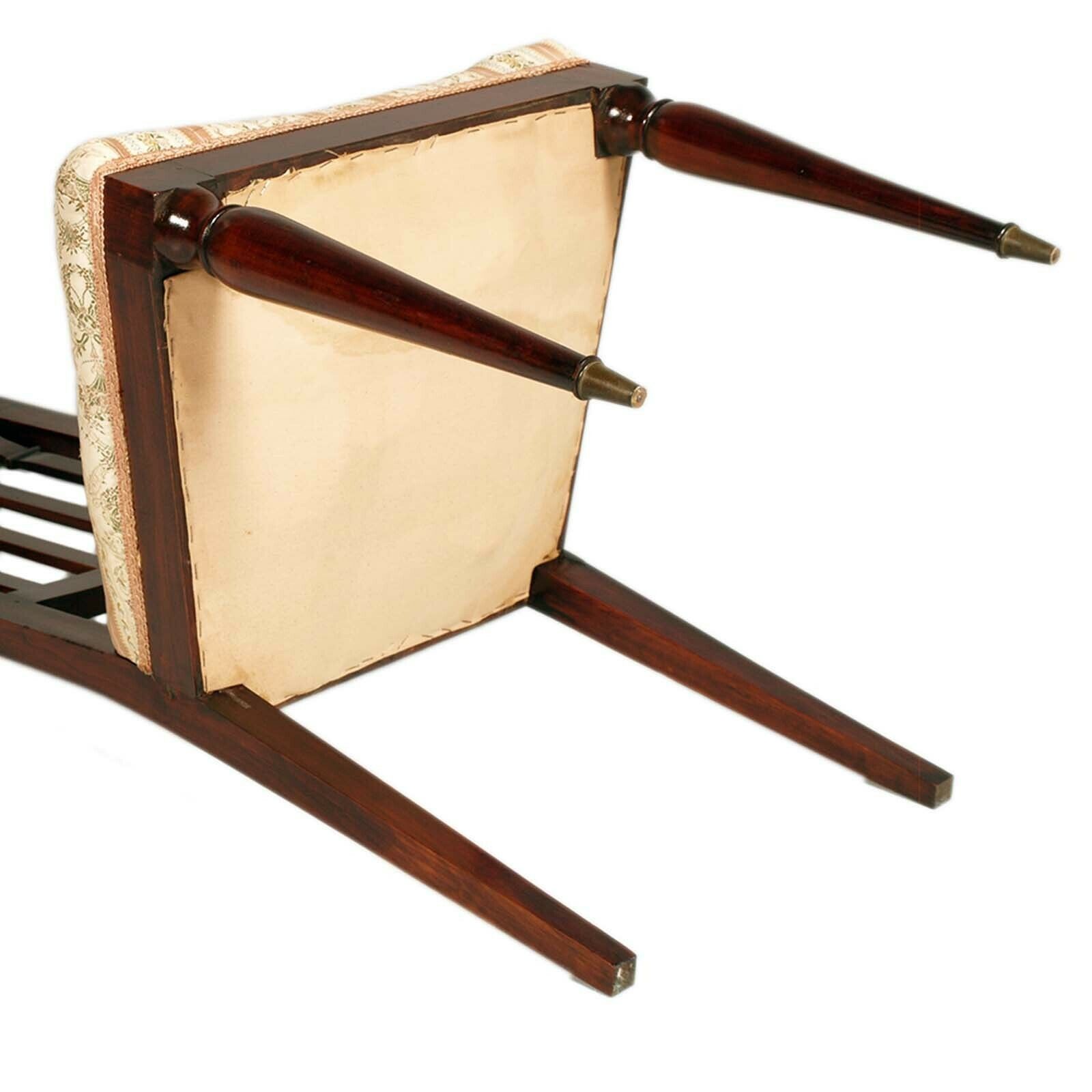 photo furniture Eight French Gothic Style Chairs , Mahogany 1940s , Charles Dudouyt Attributed
