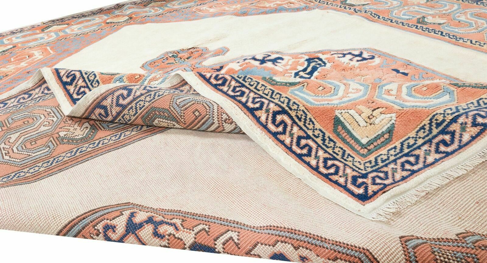 8.3x9.8 Ft One Of A Kind Turkish Rug, Traditional 20th Century Handmade Carpet photo for sale