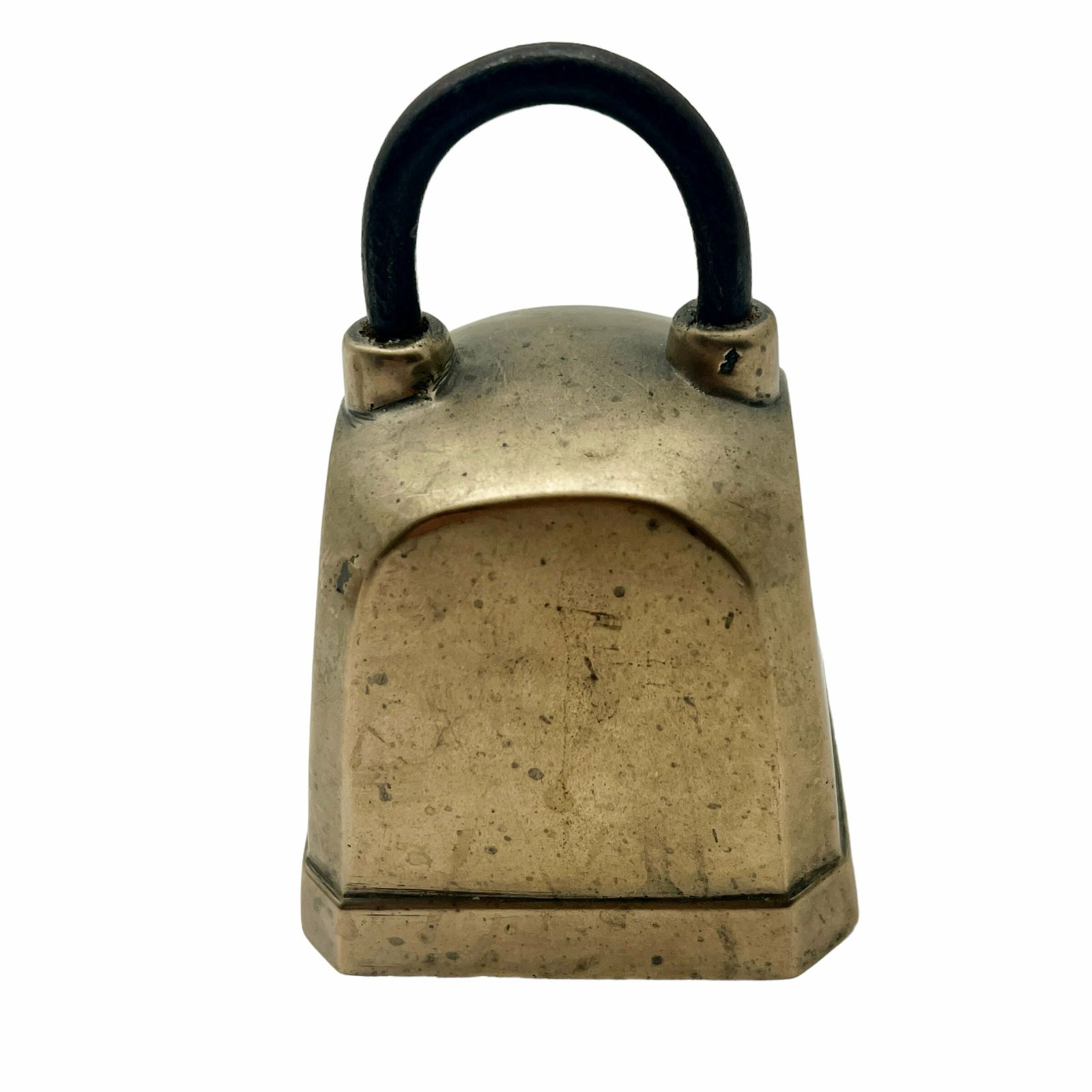 Antique Brass Ox Bell   Cow Bell photo for sale